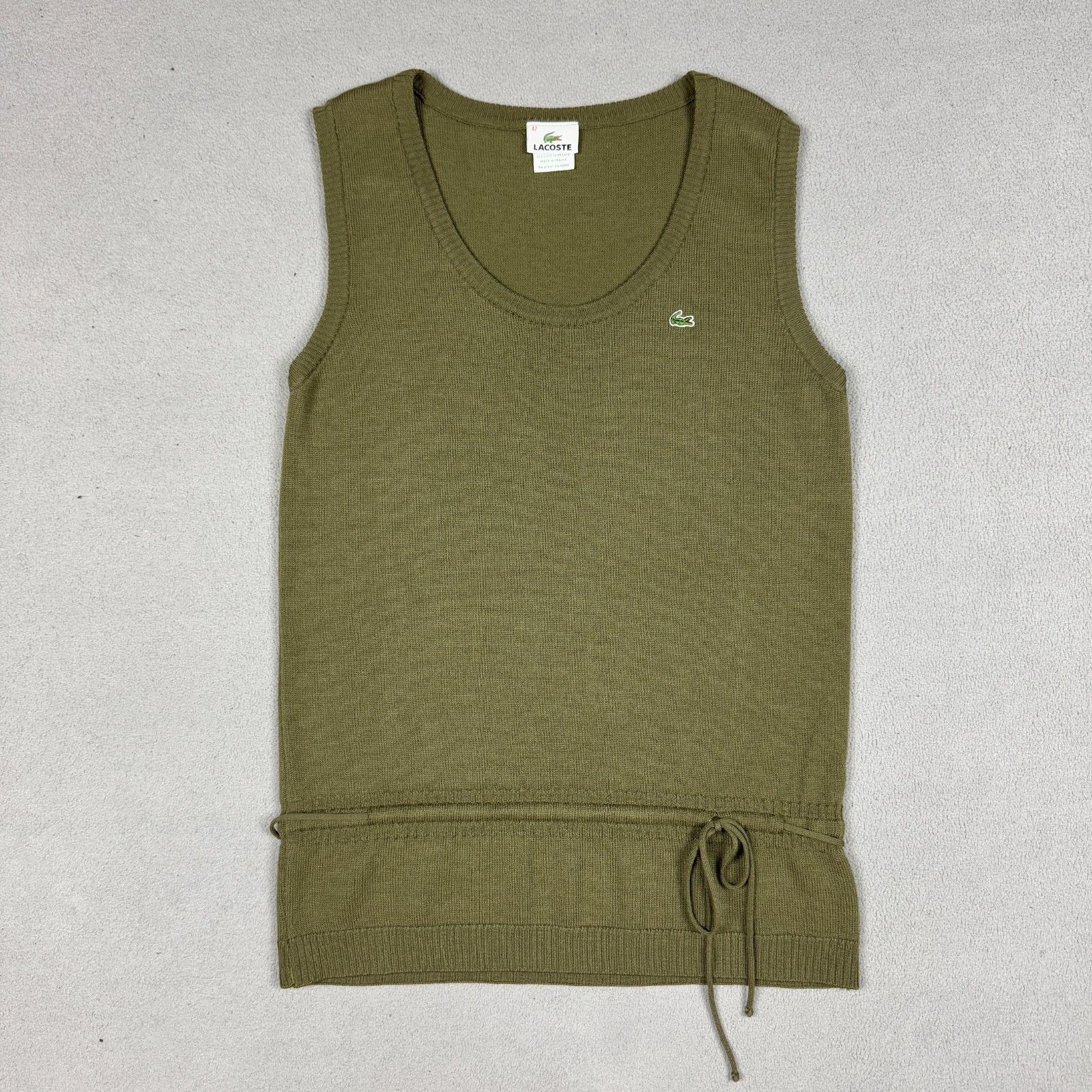 Lacoste Lacoste Knit Vest Top Vintage 80s Made in France 42 Size M / US 6-8 / IT 42-44 - 8 Thumbnail