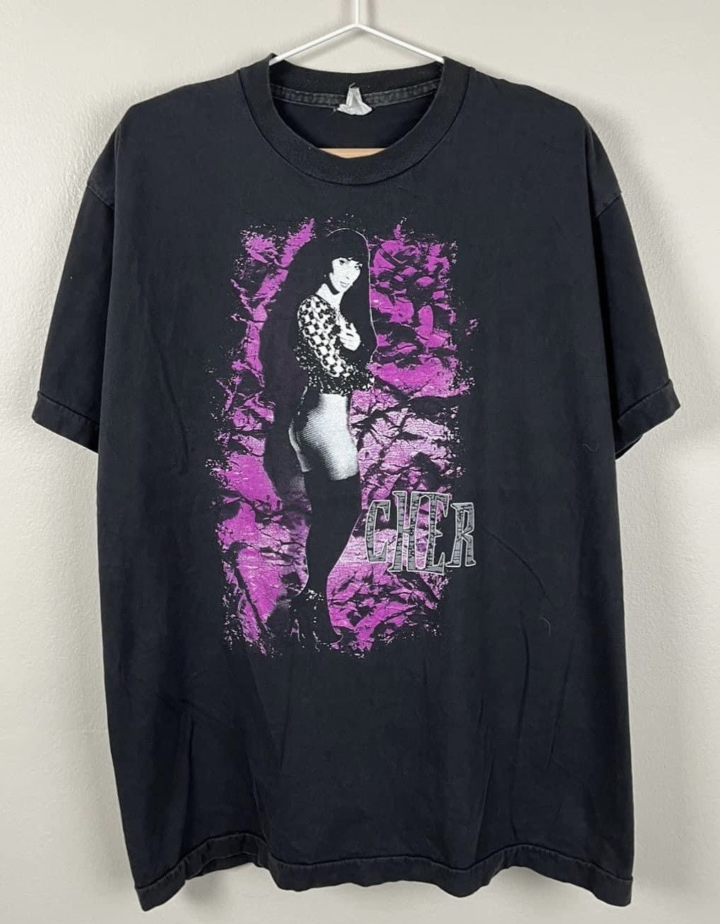 Band Tees × Vintage Vintage 1992 Cher - Love Hurts Cher Band Tour Tee Size US XL / EU 56 / 4 - 1 Thumbnail