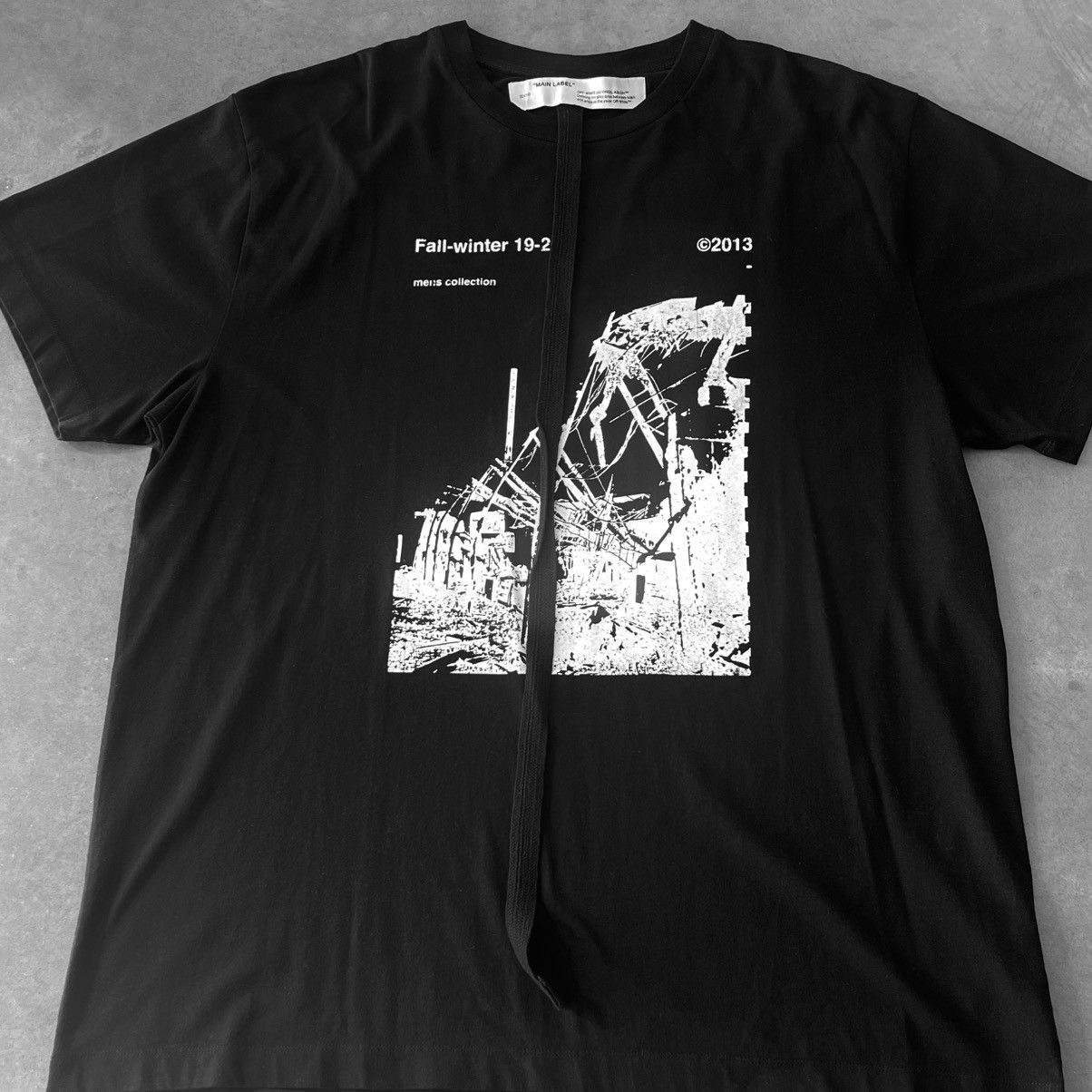 Off-White VIRGIL ABLOH OVERSIZED RUINED FACTORY SHIRT FW 2019 Size US XS / EU 42 / 0 - 5 Thumbnail