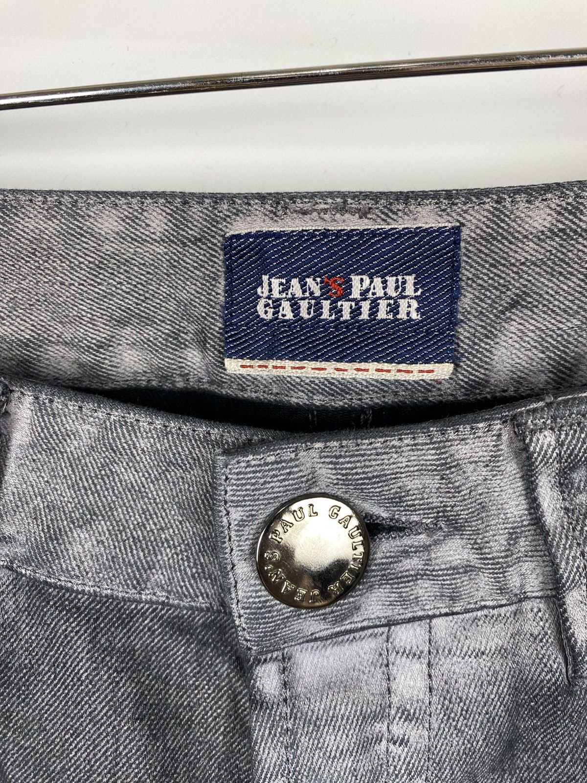 Jean Paul Gaultier Jean’s Paul Gaultier Frozen Dye Waxed Denim Jean Men size 29 Size US 29 - 4 Thumbnail