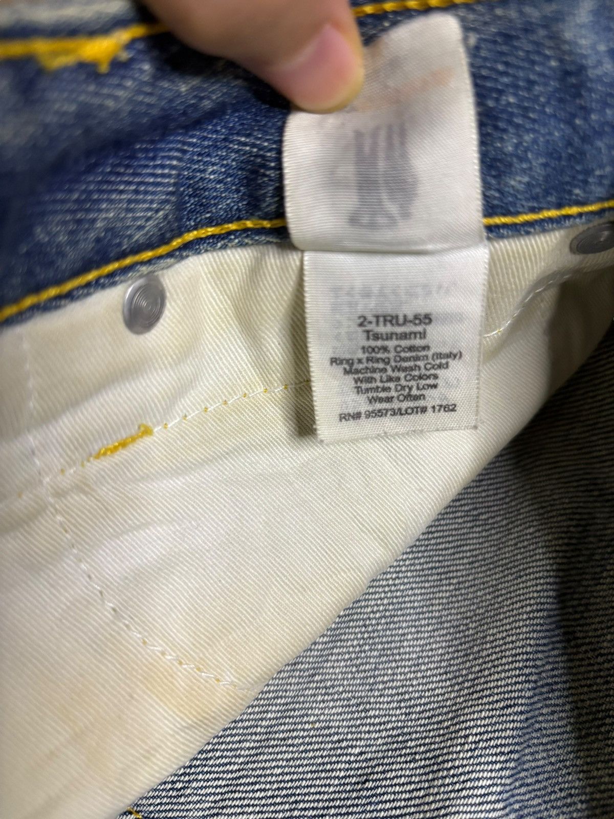 Japanese Brand × Paper Denim & Cloth Vintage USA Paper Denim Clothes Mud Wash Flare Jeans Size 30" / US 8 / IT 44 - 11 Thumbnail