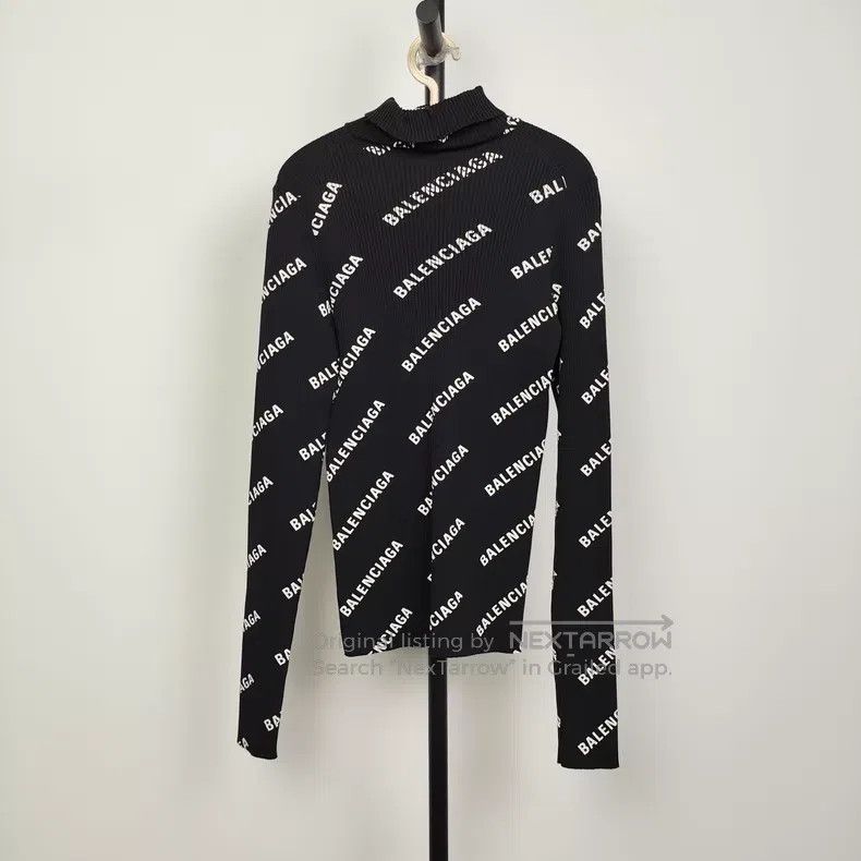Balenciaga Balenciaga Long-sleeve knit top Size US S / EU 44-46 / 1 - 2 Thumbnail