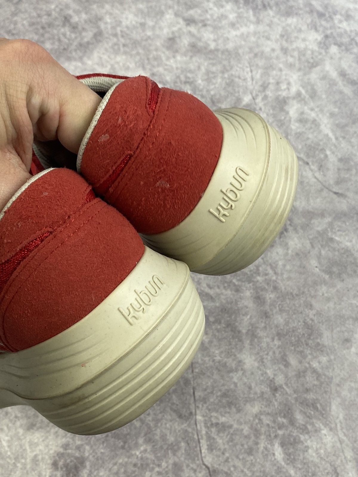 Kybun Kybun Red Suede Comfort Walking Orthopedic Shoes Size: 41 Size US 8 / EU 41 - 7 Thumbnail