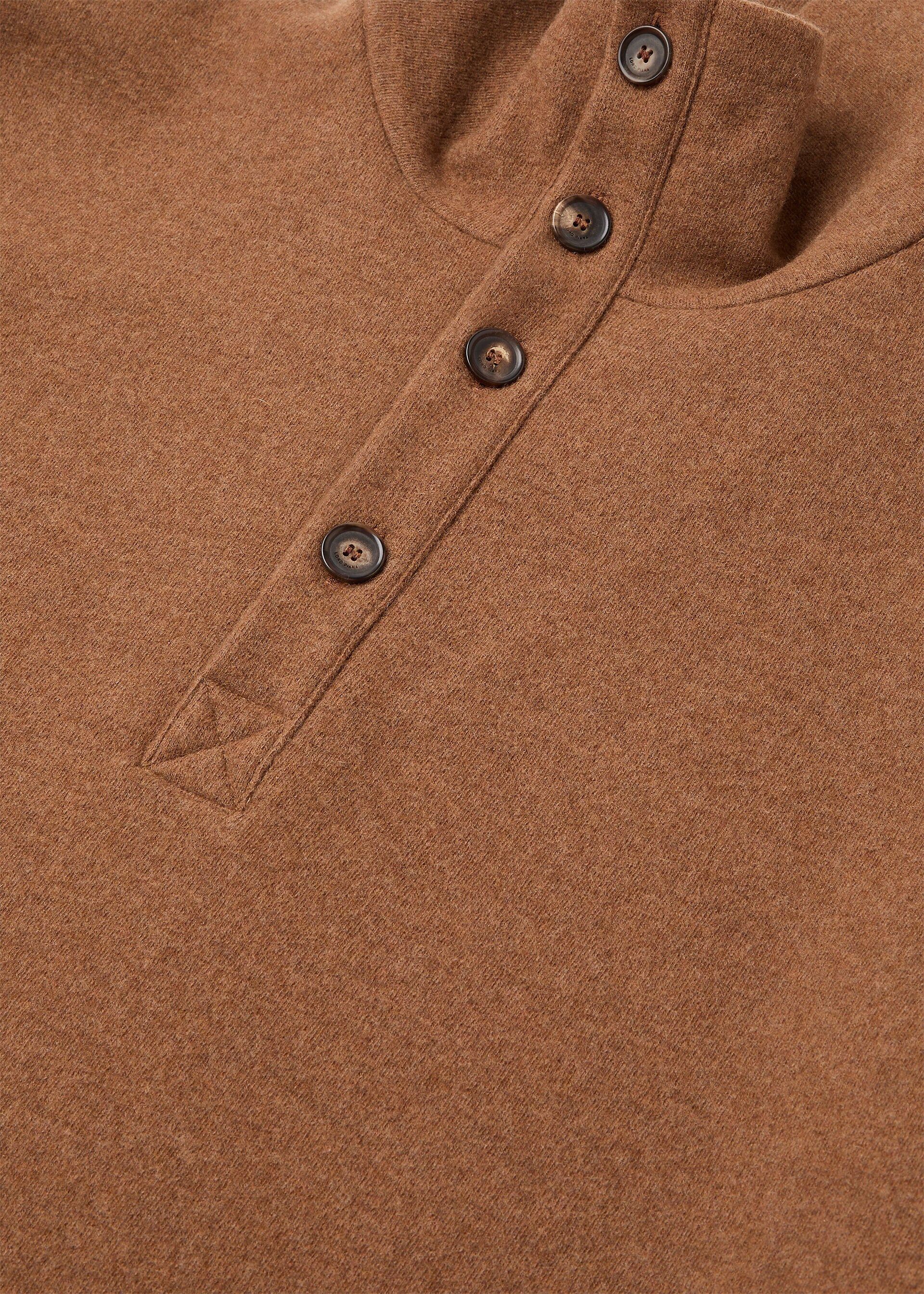 Loro Piana os11x0226 FAQ6242 Hazel Polo Shirt in Walnut Grace Size US XL / EU 56 / 4 - 7 Thumbnail