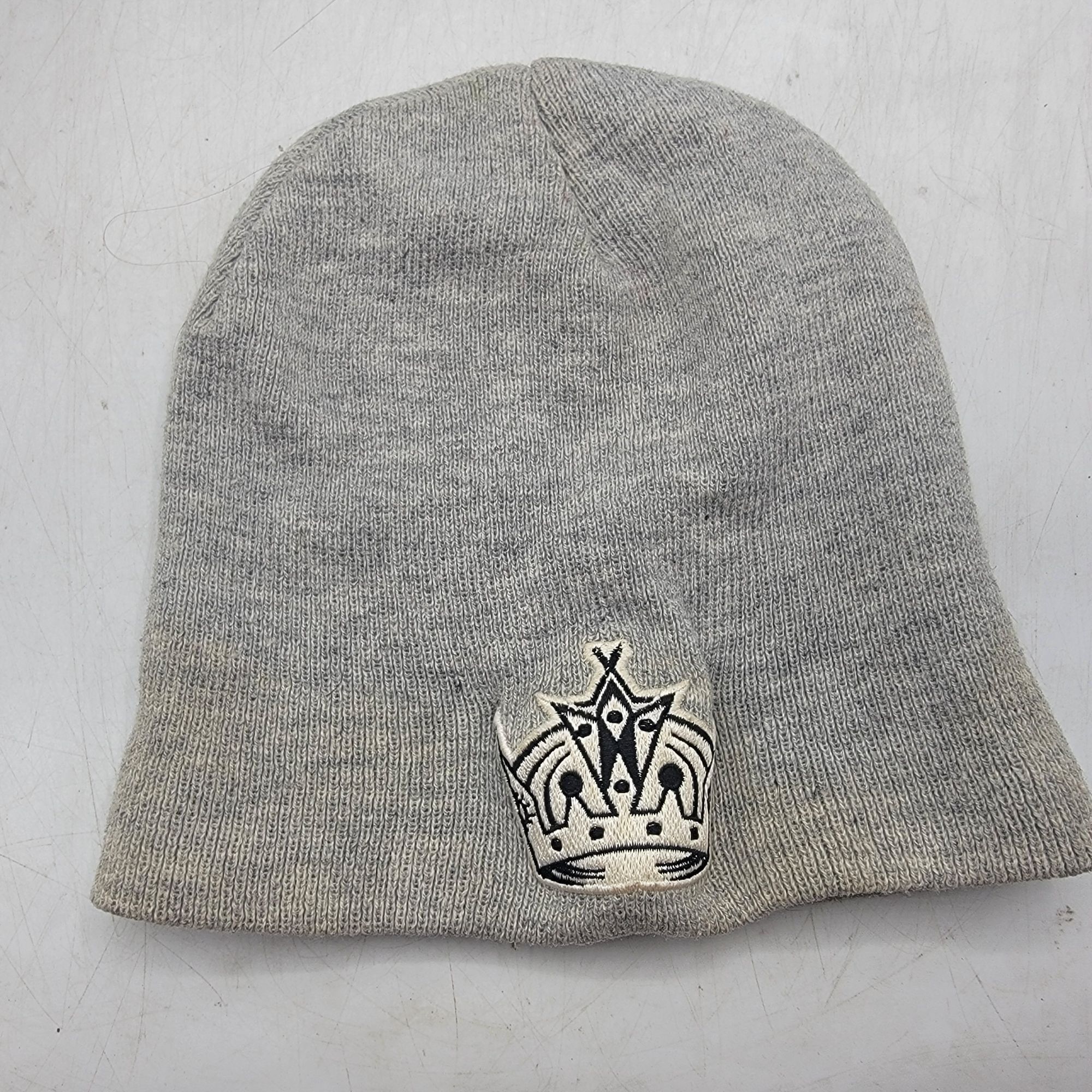 NHL Staples Center NHL Official Licensed Product Gray Beanie Wit Size ONE SIZE - 1 Thumbnail