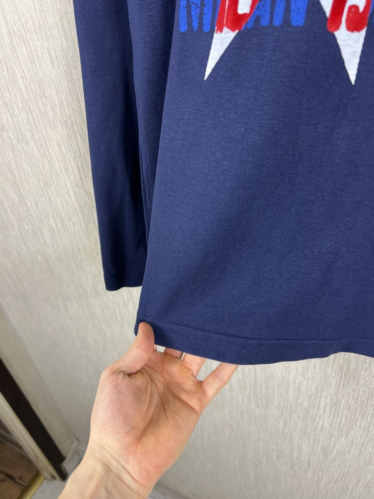 Giorgio Armani Vintage Giorgio Armani archival jeans navy star long sleeve Size US S / EU 44-46 / 1 - 11 Thumbnail