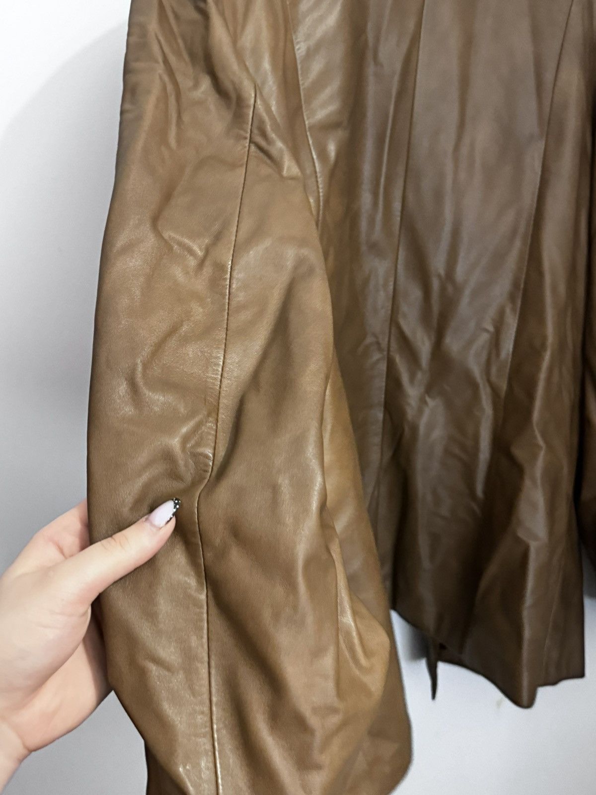Other Vintage Brown Genuine Leather Jacket Oversized Blazer Style Size US L / EU 52-54 / 3 - 4 Thumbnail