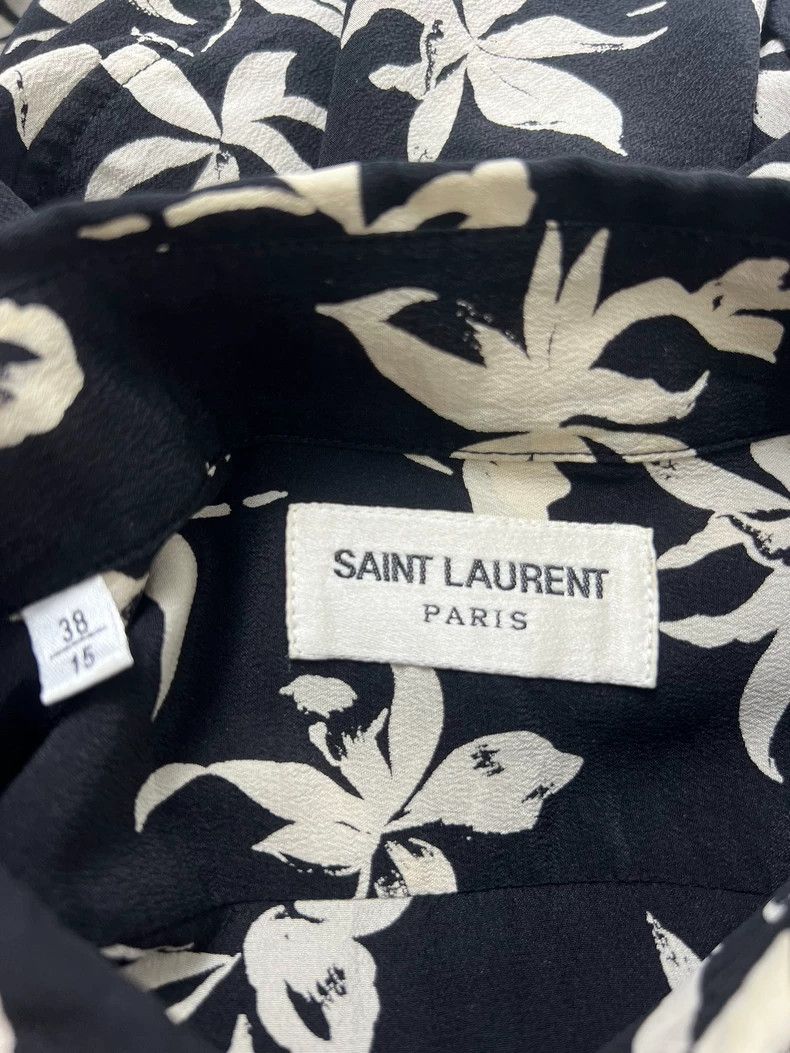 Saint Laurent Paris Saint Laurent Paris size 38 21ss Mulberry Silk Wild Orchid Size US M / EU 48-50 / 2 - 4 Thumbnail