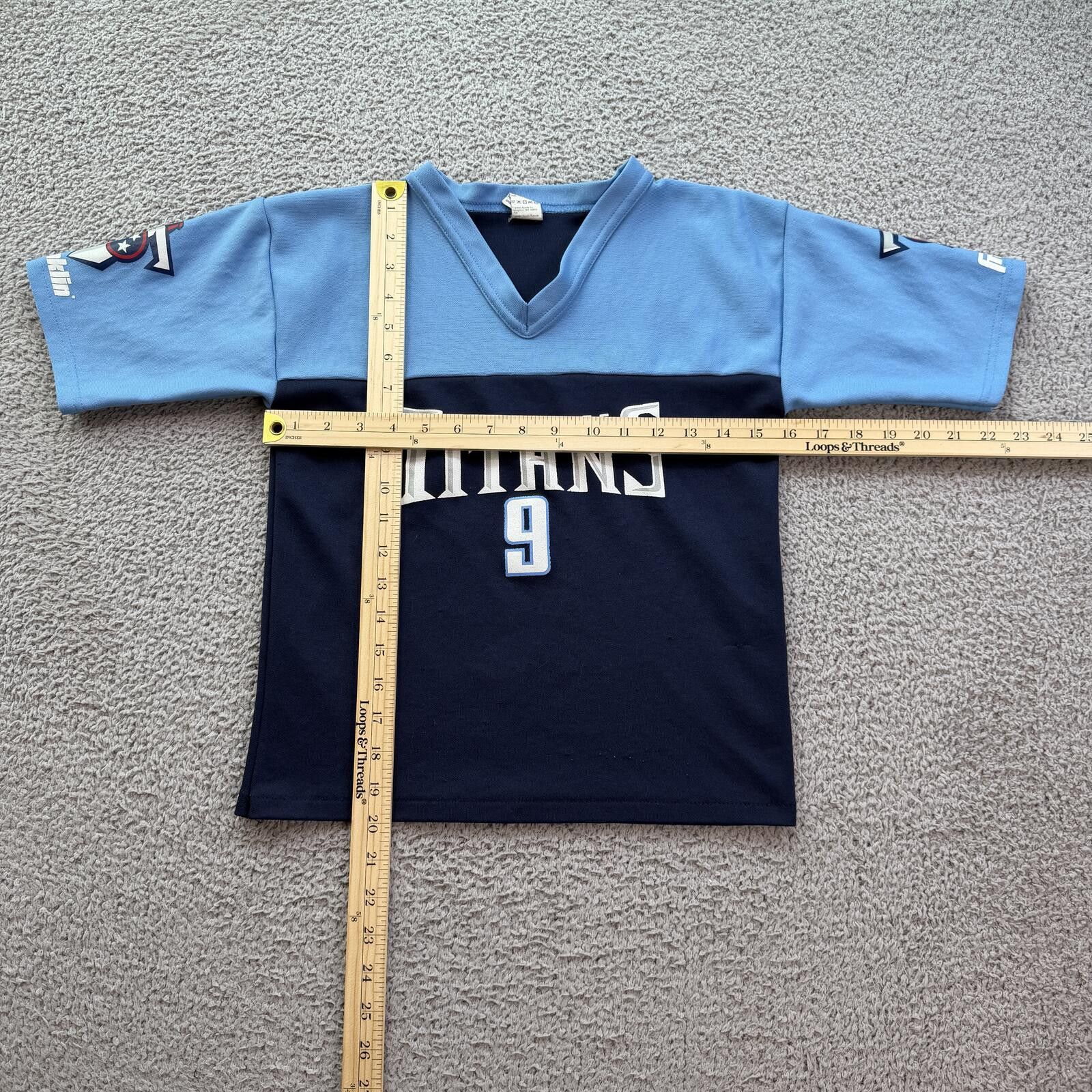 Franklin & Marshall Vintage Tennessee Titans Youth Jersey M Franklin NFL Shirt Size ONE SIZE - 3 Thumbnail