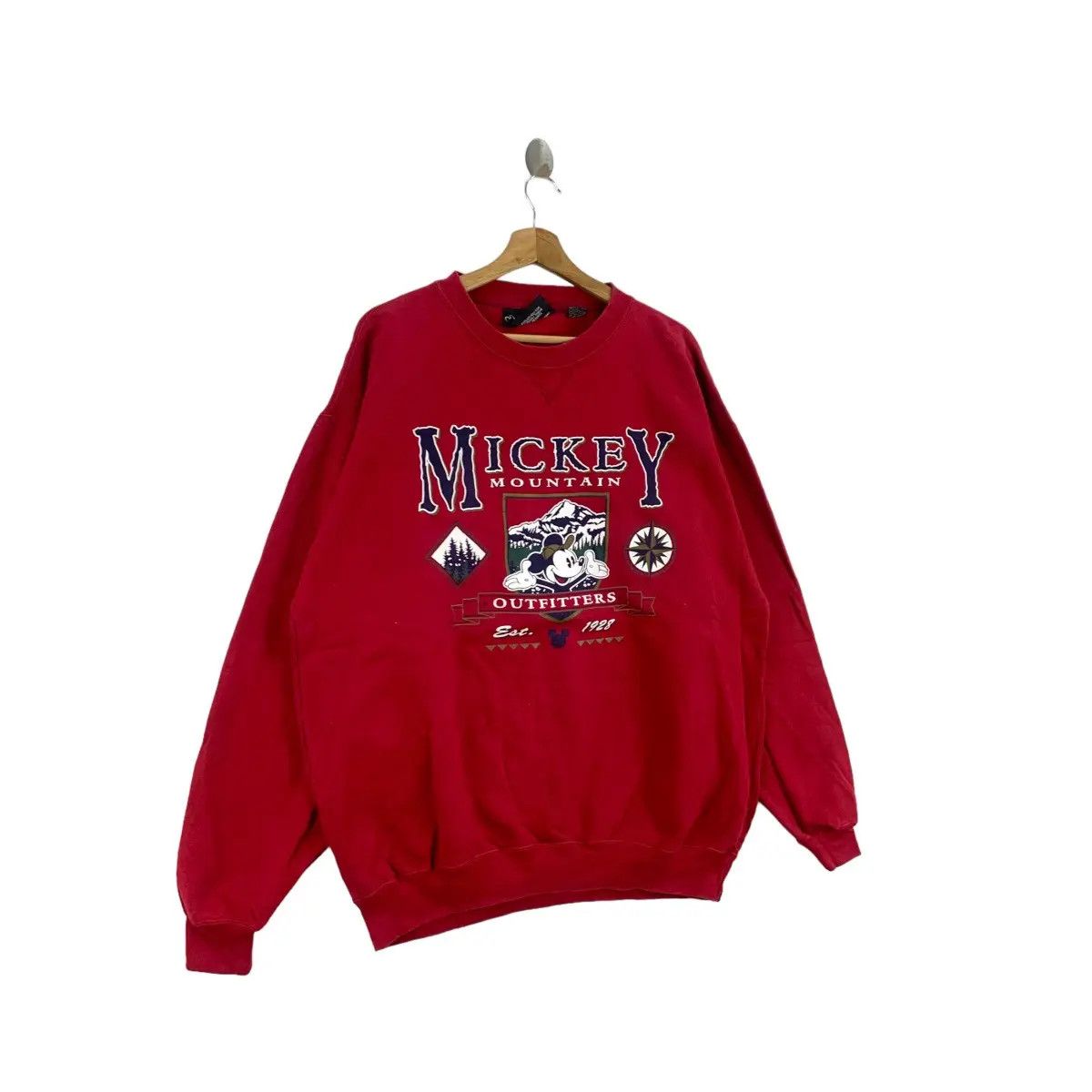 Disney Vintage DISNEY MICKEY MOUSE Mountain Theme Park Sweatshirt Size XXL / US 16-18 / IT 52-54 - 3 Thumbnail