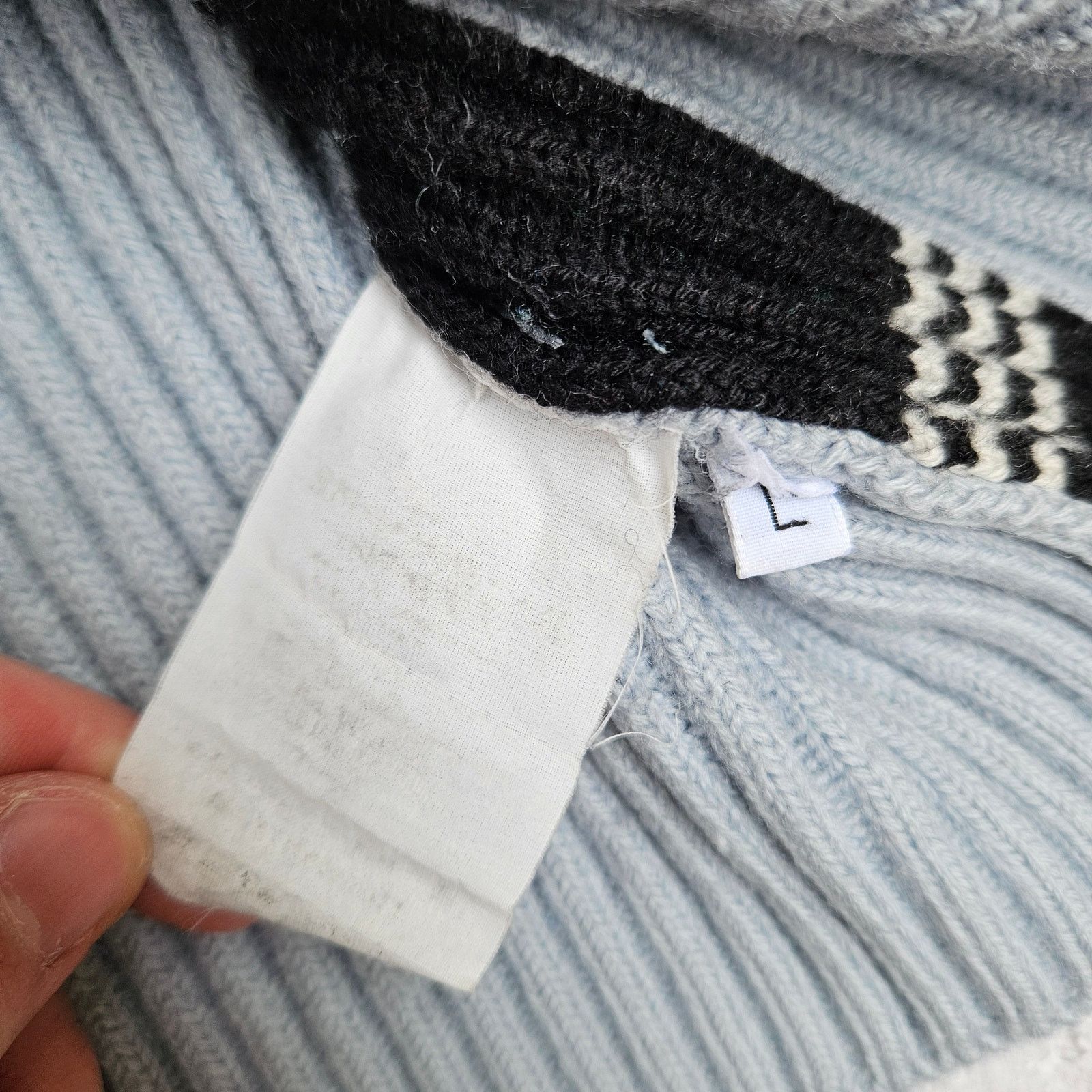 Stone Island Vintage Stone Island Ribbed Turtleneck Knit Sweater Size US S / EU 44-46 / 1 - 6 Thumbnail