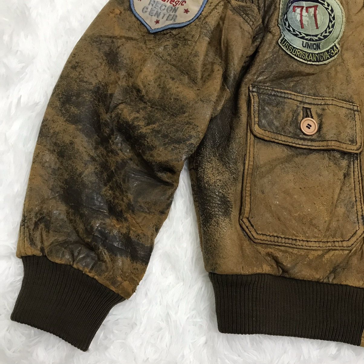 Genuine Leather Vintage gallery leather jacket Size US L / EU 52-54 / 3 - 3 Thumbnail