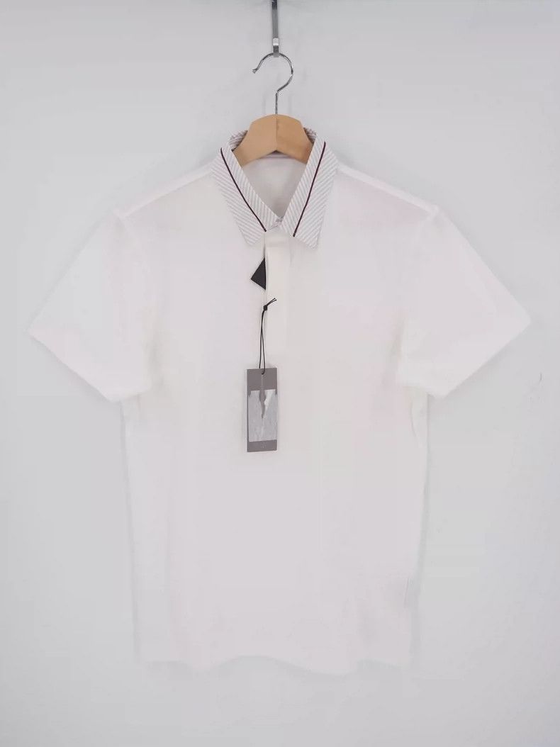 Dior Dior White Short Sleeve Polo Shirt S Size- DMC Size US S / EU 44-46 / 1 - 1 Thumbnail