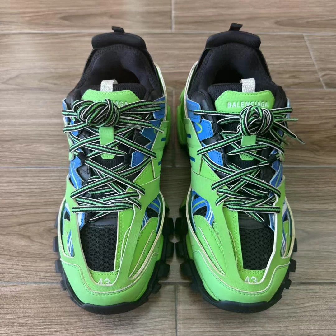 Balenciaga Balenciaga Track Sprite Blue Green 43 99 New Size US 9 / EU 42 - 4 Thumbnail