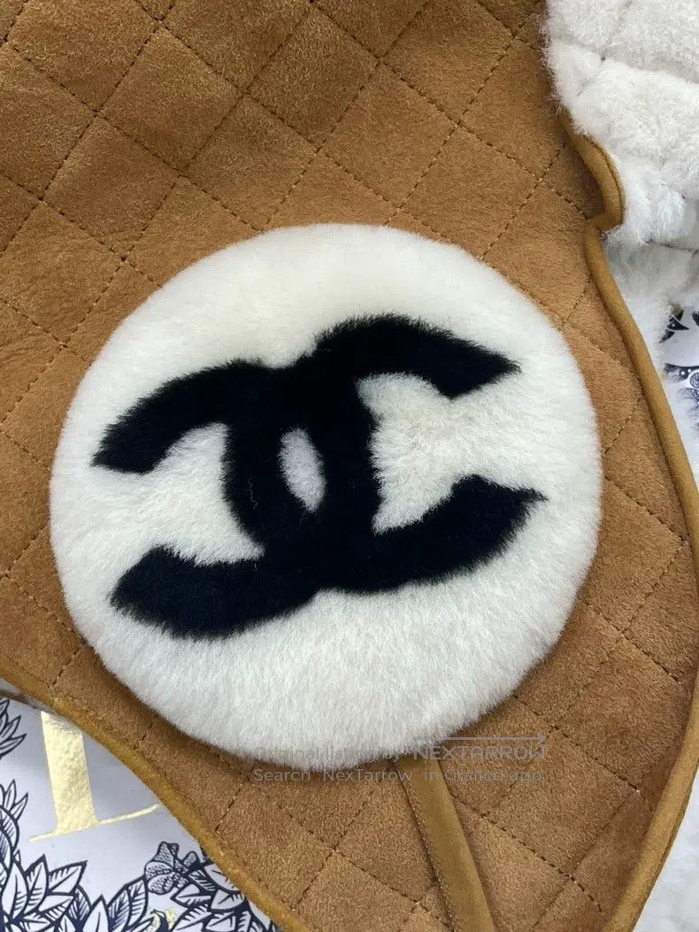 Chanel Chanel Brown suede double C thunder hat Size ONE SIZE - 2 Thumbnail