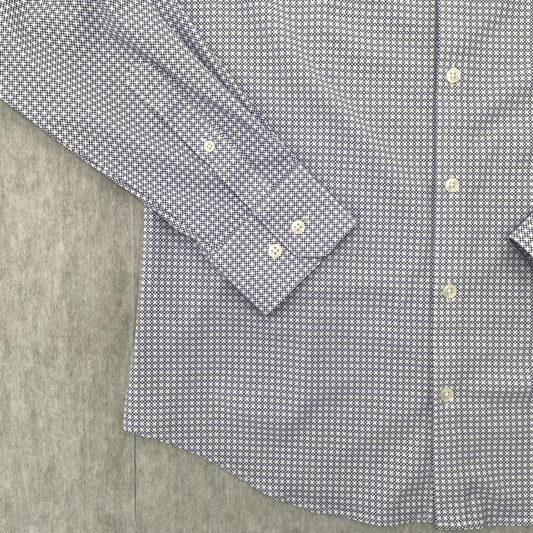 Mizzen+Main Mizzen+Main Shirt Adult Blue Button Up Performance Mens M Size US M / EU 48-50 / 2 - 4 Thumbnail