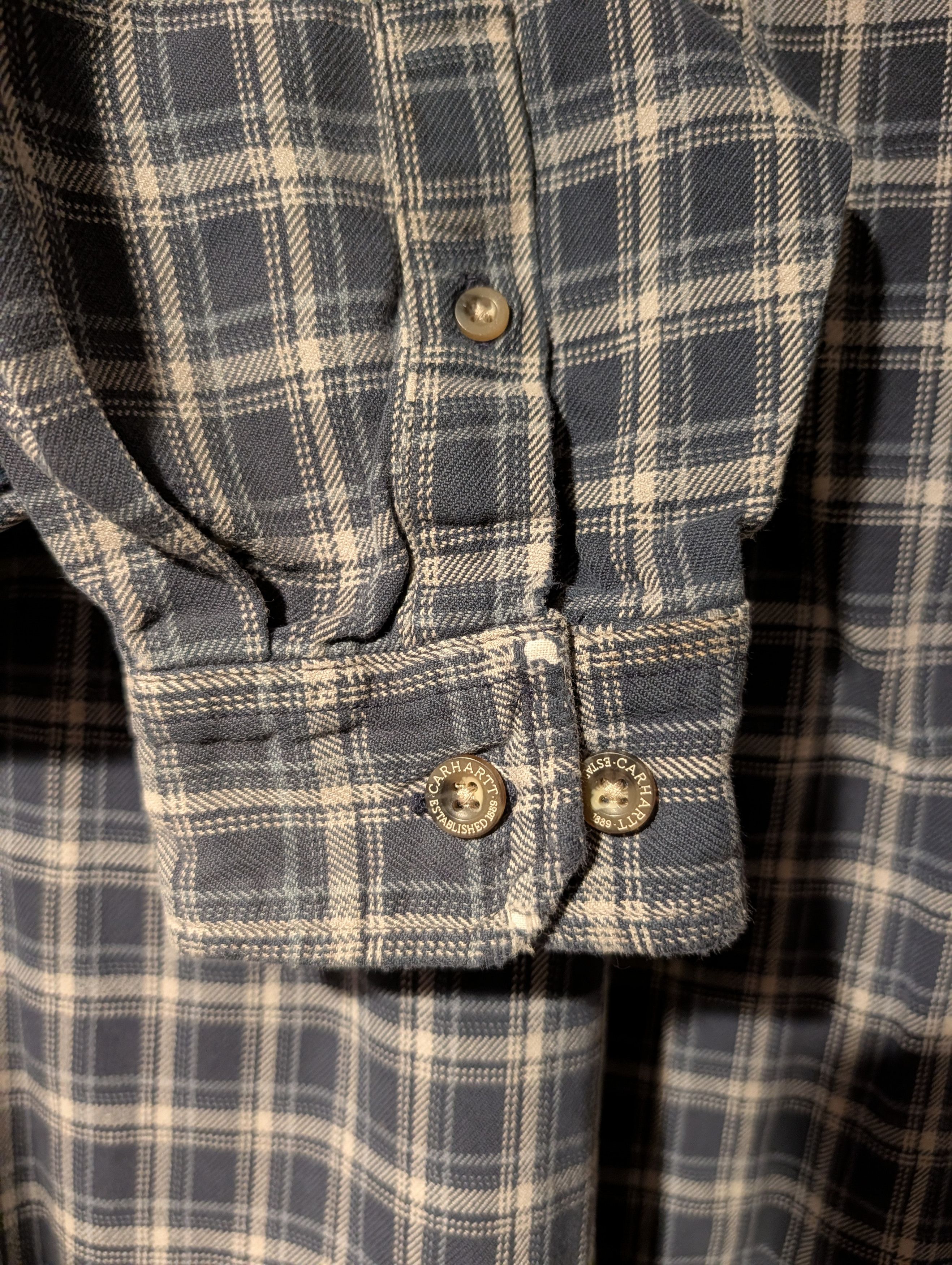 Carhartt Carhartt Plaid Flannel Button Down Shirt Medium Men's Size US M / EU 48-50 / 2 - 8 Thumbnail