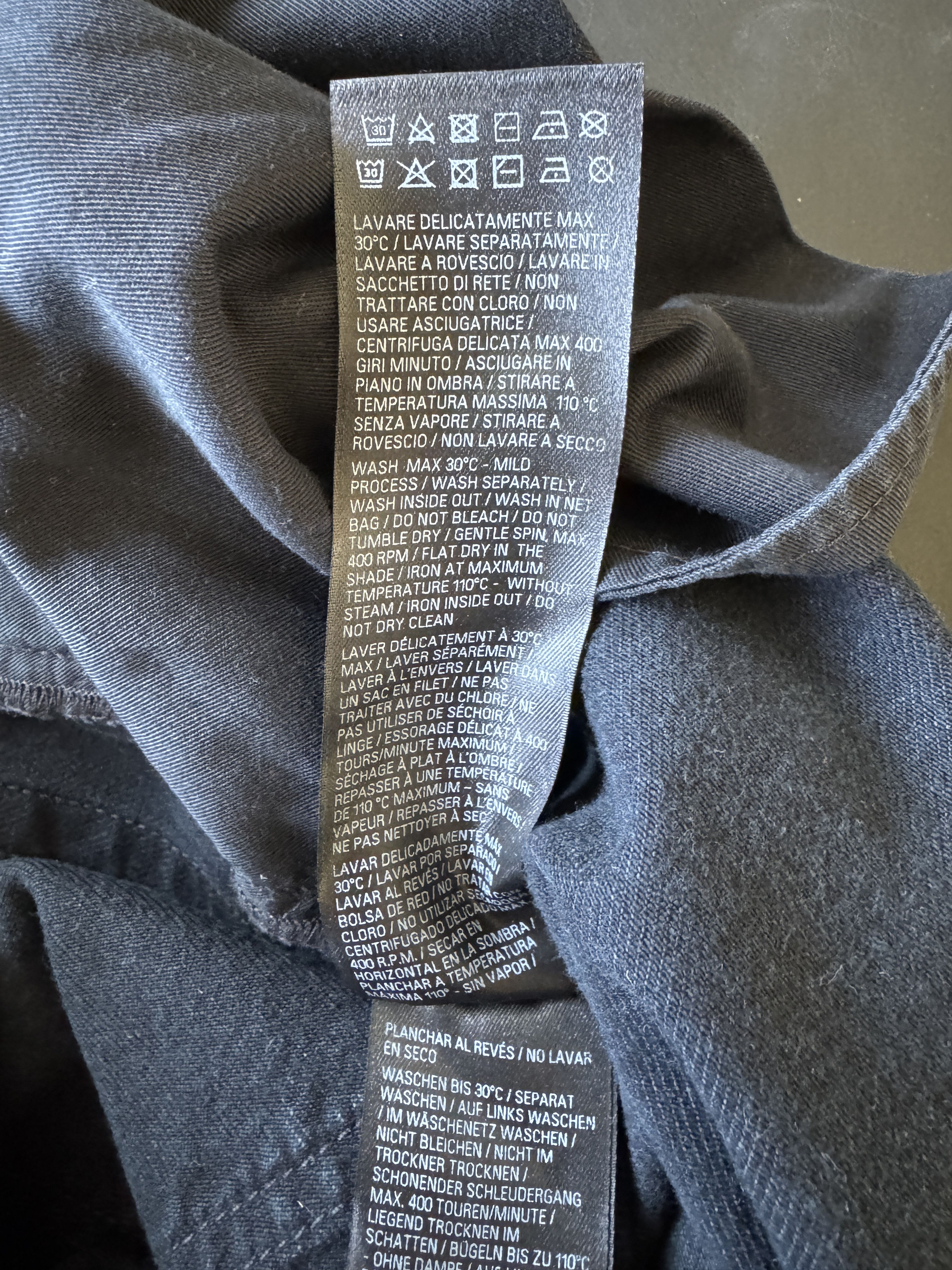 Balenciaga Destroyed Black Denim Jeans Size US 34 / EU 50 - 20 Thumbnail