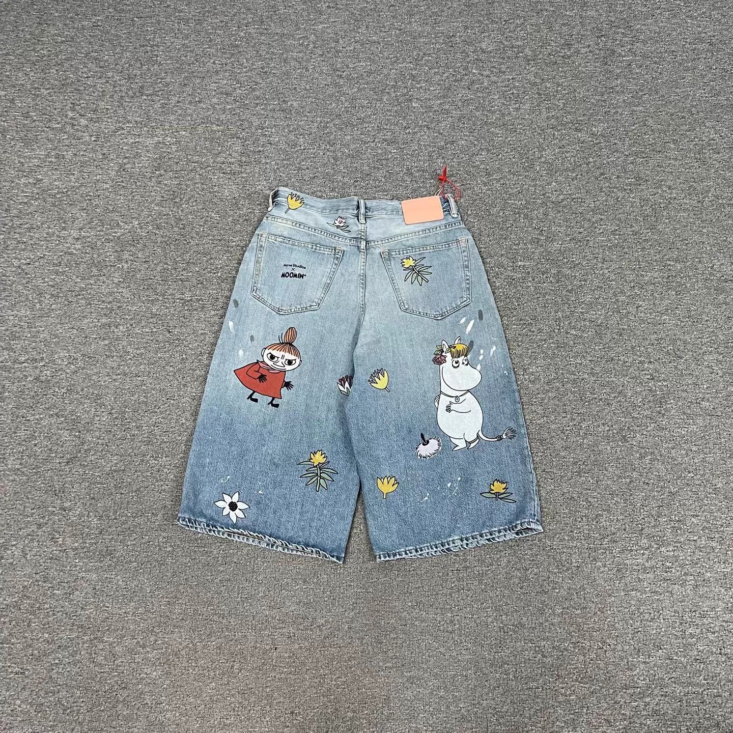 Acne Studios Acne Studios x Moomin 2025ss Denim Short S 99 New Size US 30 / EU 46 - 2 Thumbnail