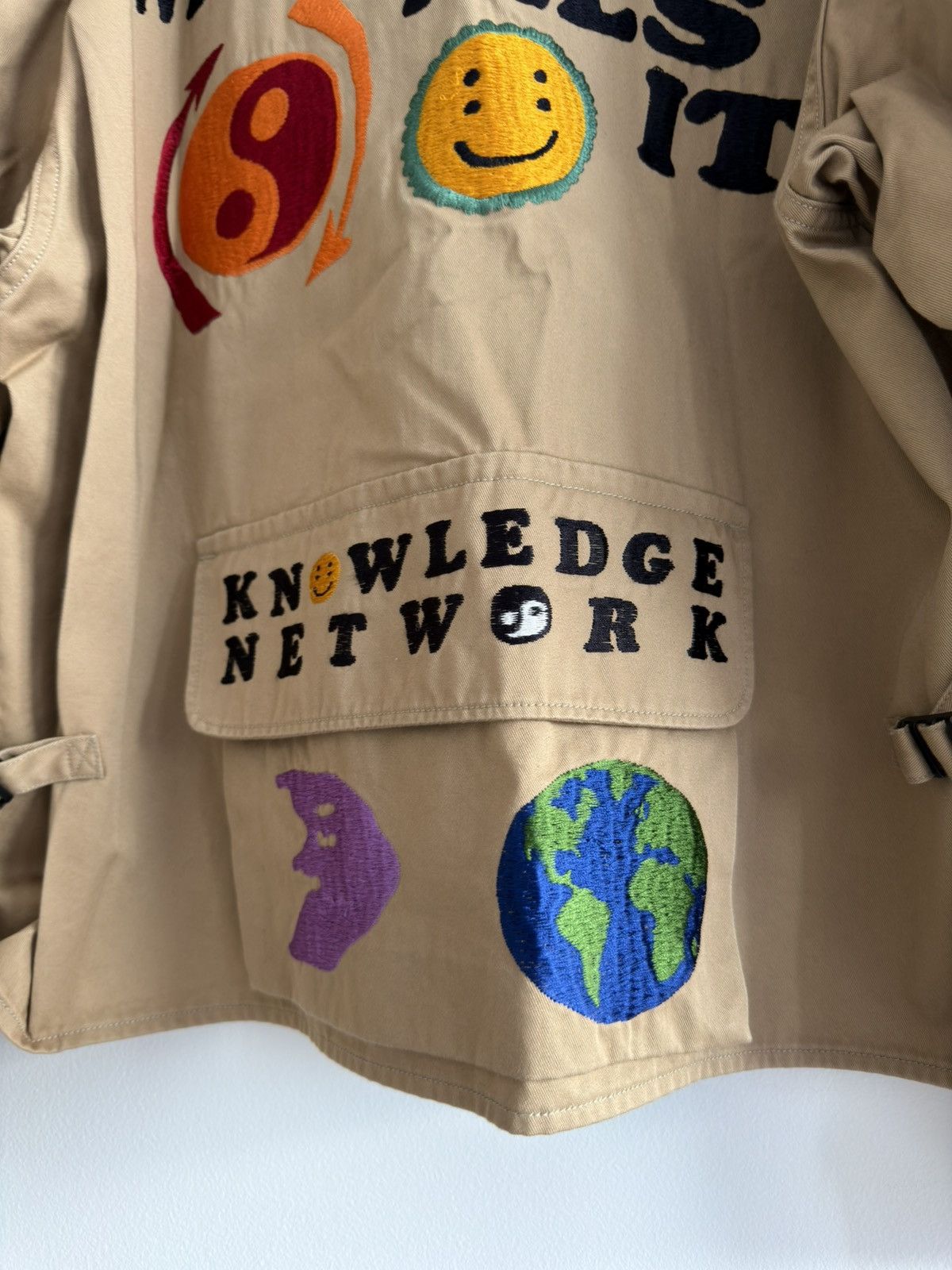 Cactus Plant Flea Market *RARE* CPFM HUMAN MADE KNOWLEDGE JACKET VEST EMBROIDERY Size US M / EU 48-50 / 2 - 9 Thumbnail