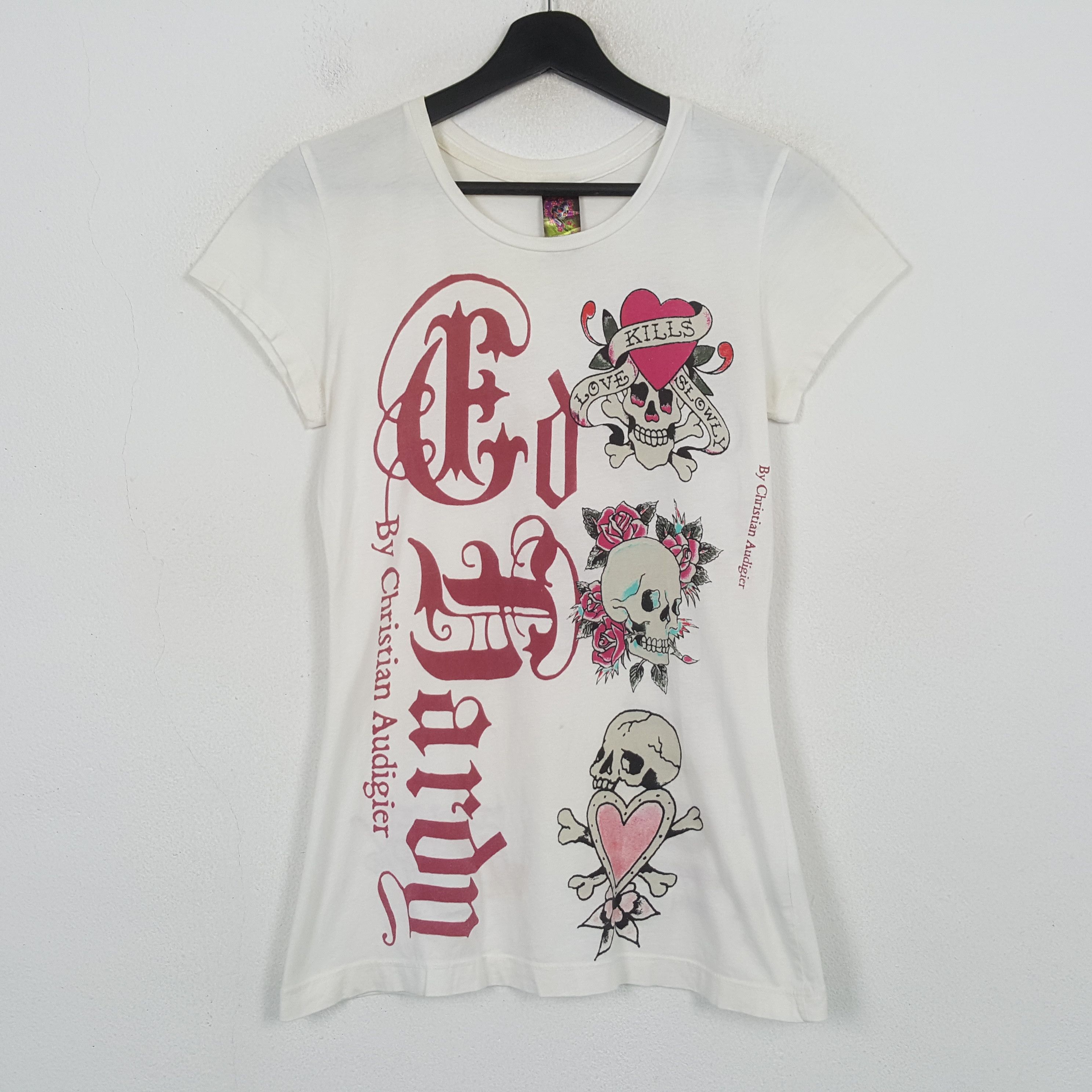 Ed Hardy Ed Hardy Christian Audigier Fashion Style Tshirt C301N66 Size XS / US 0-2 / IT 36-38 - 1 Thumbnail