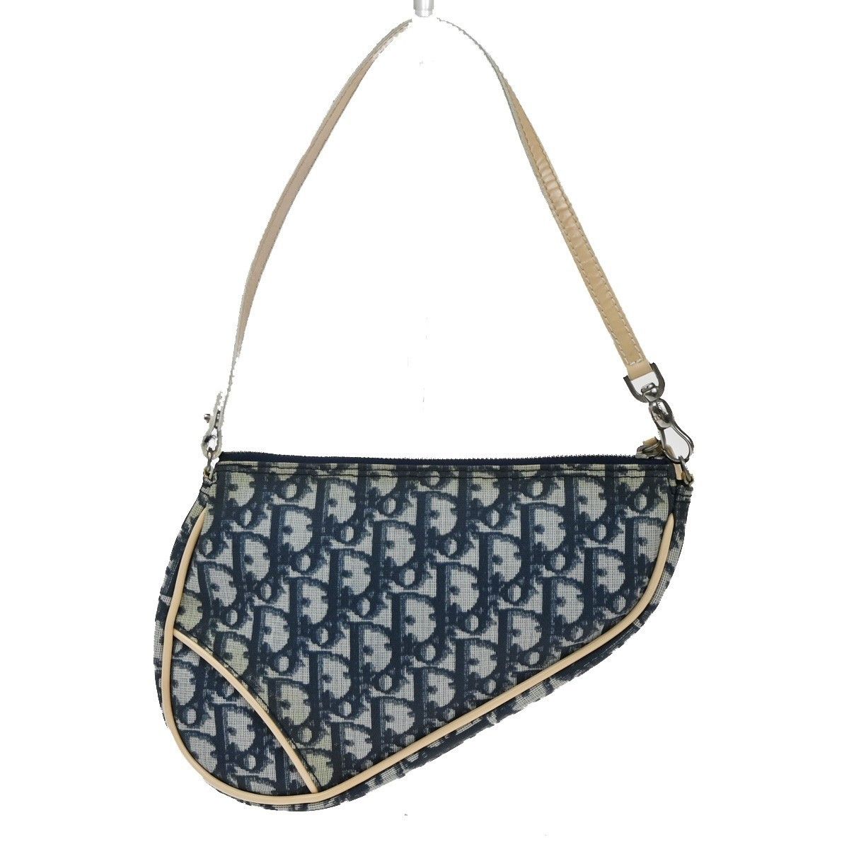 Dior Christian Dior Vintage Saddle Bag Diorissimo Canvas Size ONE SIZE - 1 Thumbnail