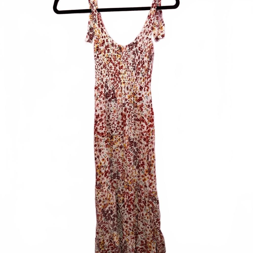 Designer Charming Floral Maxi Dress - Perfect for Summer Getaways Size M / US 6-8 / IT 42-44 - 2 Thumbnail