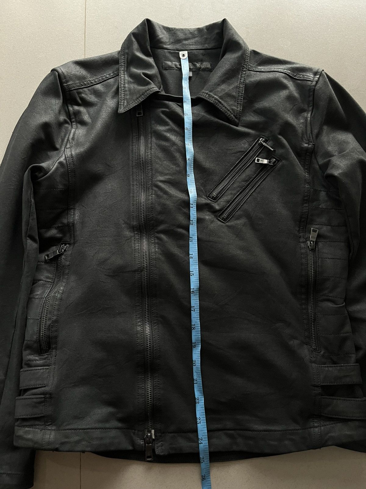 KMRii JAPANESE SCHLUSSEL WAXED BIKERS RAMONES JACKET PUNK VKEI Size US M / EU 48-50 / 2 - 15 Thumbnail