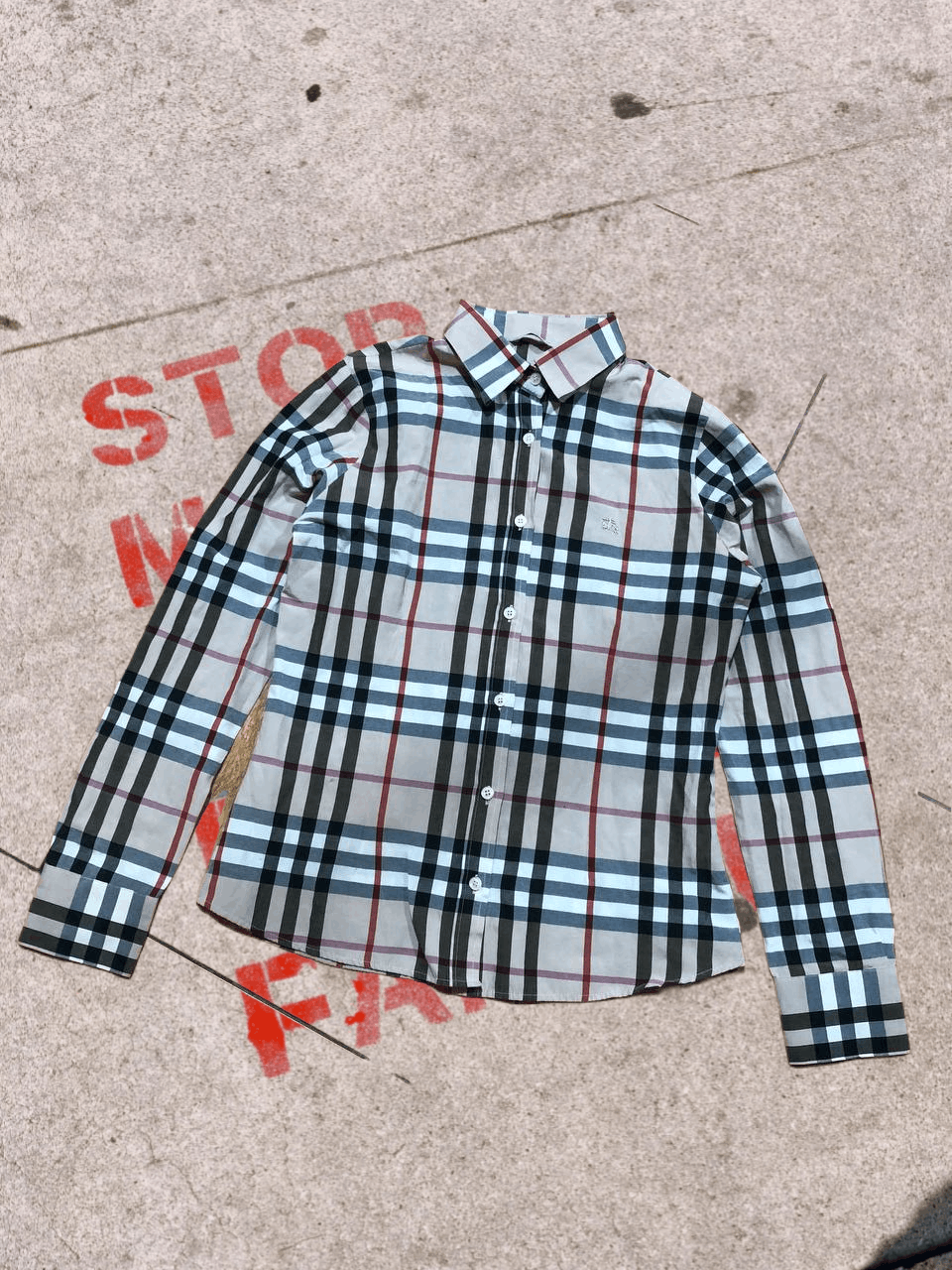 Burberry Designers Burberry checked buttons ups shirt Size S / US 4 / IT 40 - 1 Thumbnail