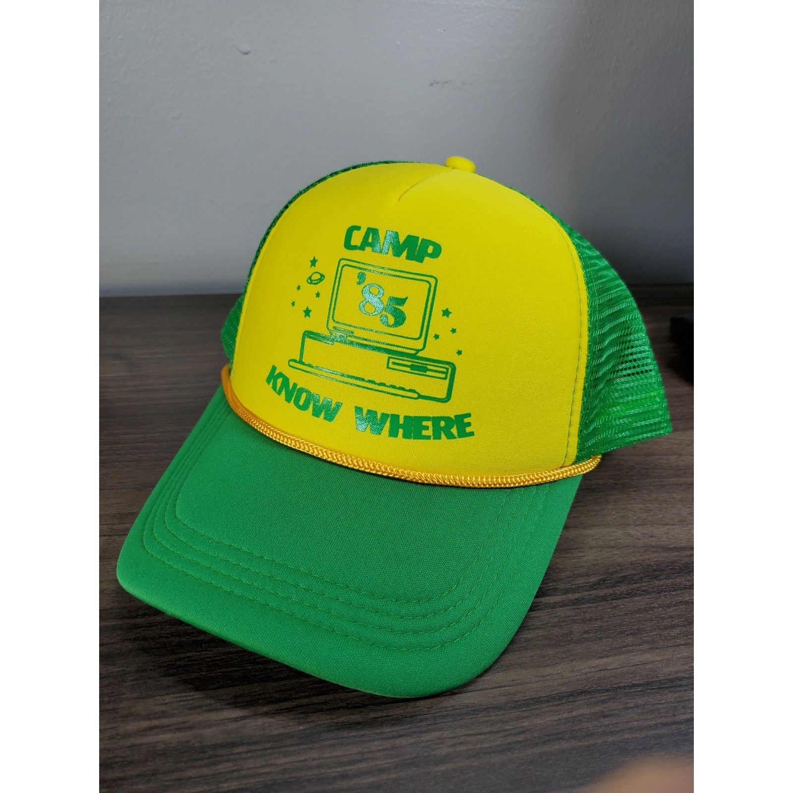 Other Camp Know Where Trucker Hat Snapback Cap Stranger Things TV Size ONE SIZE - 3 Thumbnail
