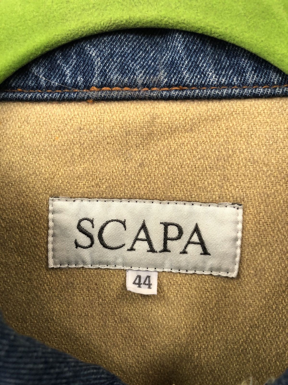 Japanese Brand SCAPA Double Breast Denim Jacket Size US M / EU 48-50 / 2 - 11 Thumbnail