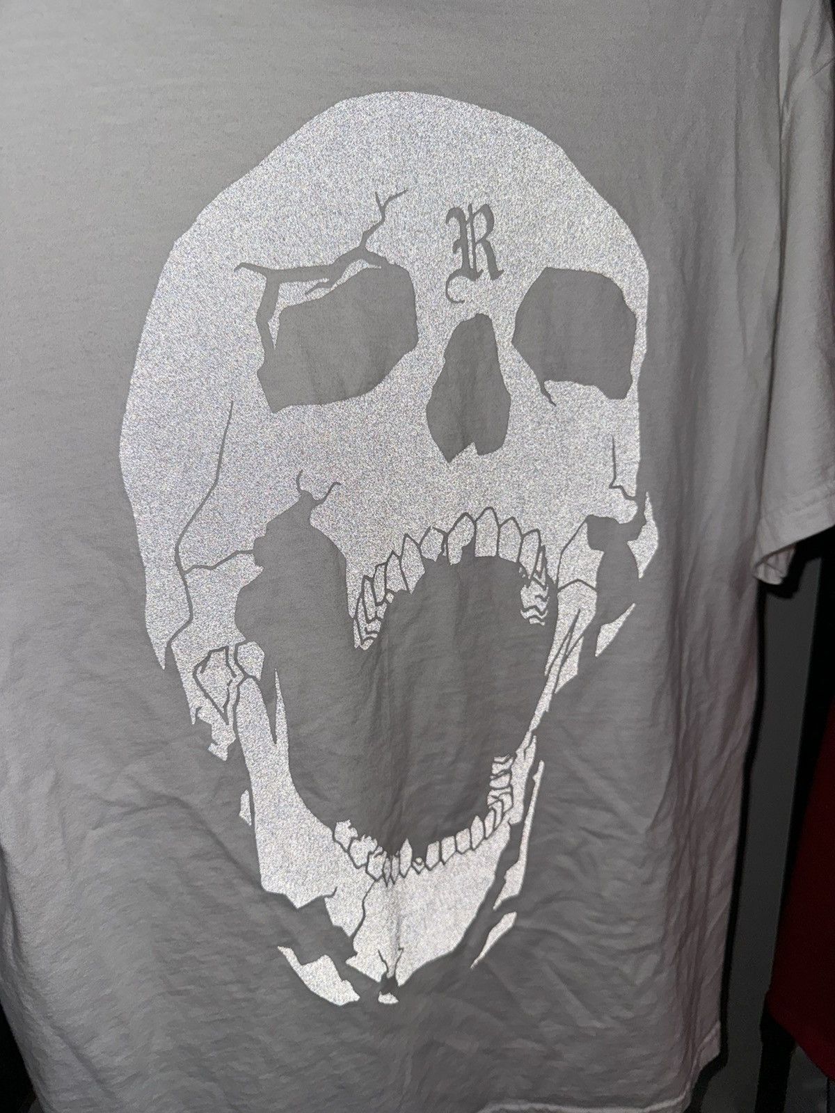 Revenge Revenge Bones Reflective Tee White L Size US L / EU 52-54 / 3 - 9 Thumbnail