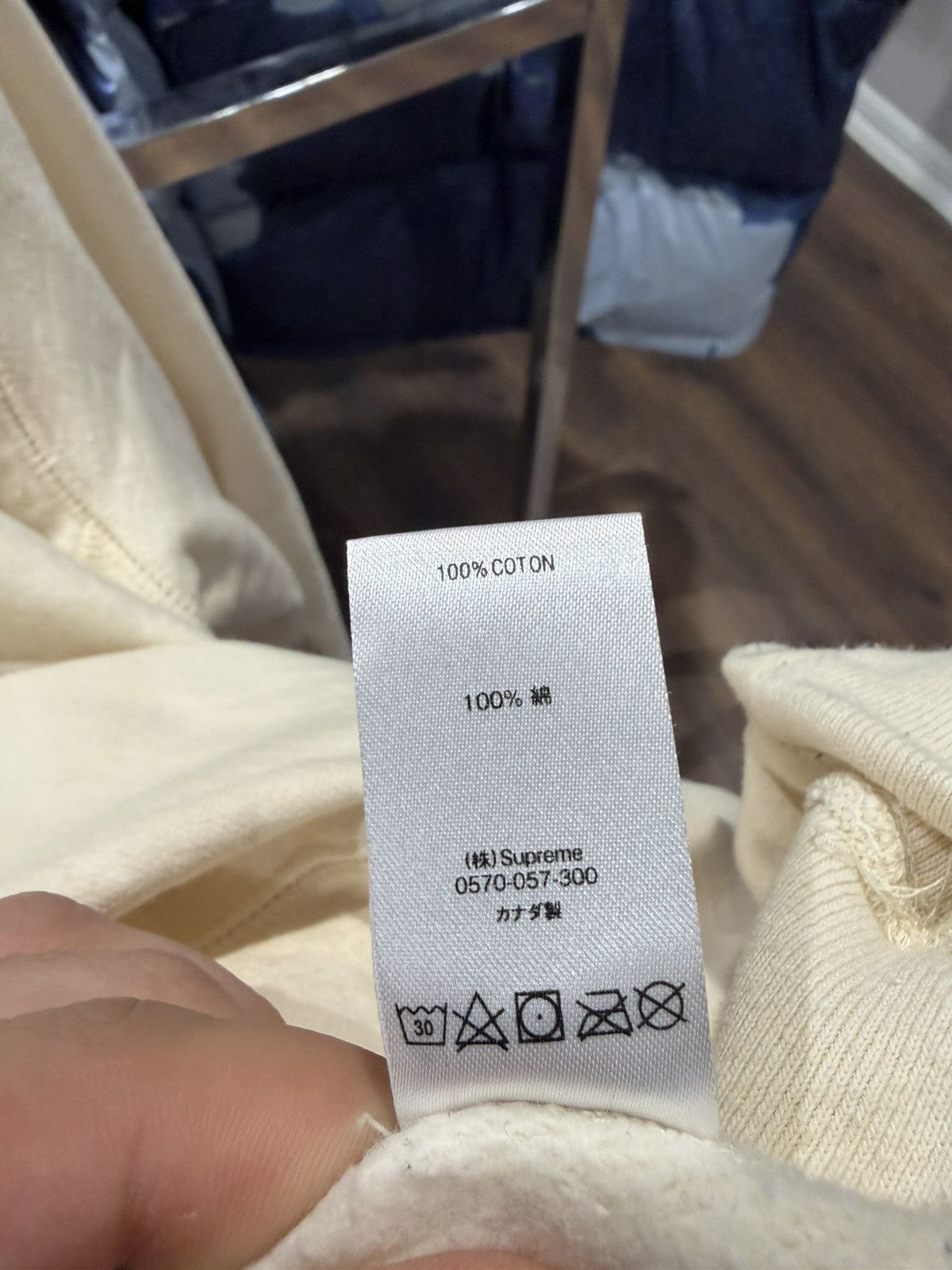 Supreme Supreme FW18 Natural Box Logo Size US L / EU 52-54 / 3 - 6 Thumbnail