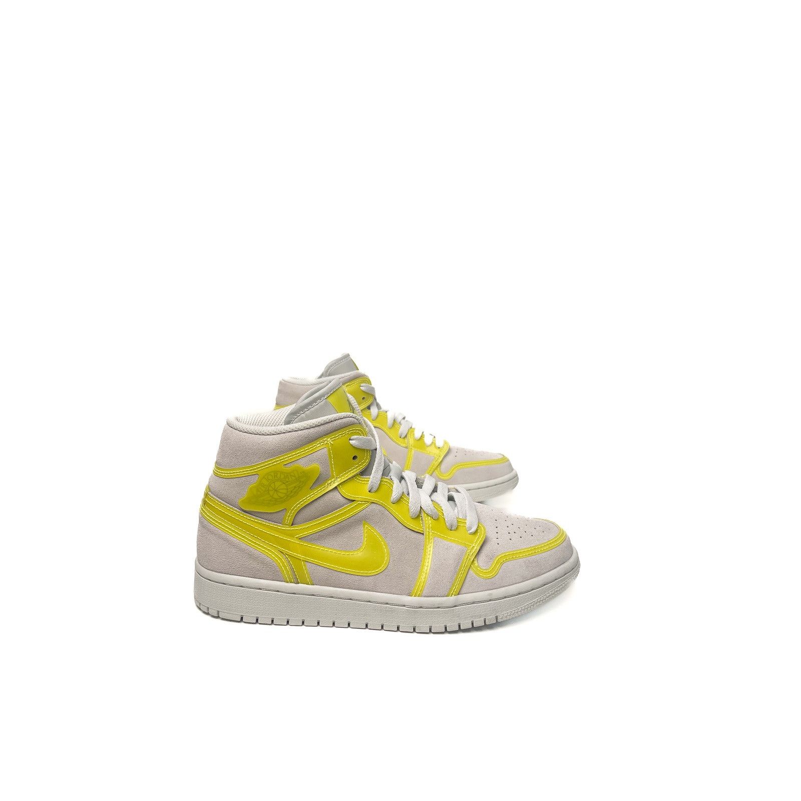 White/Yellow Laser Sneakers