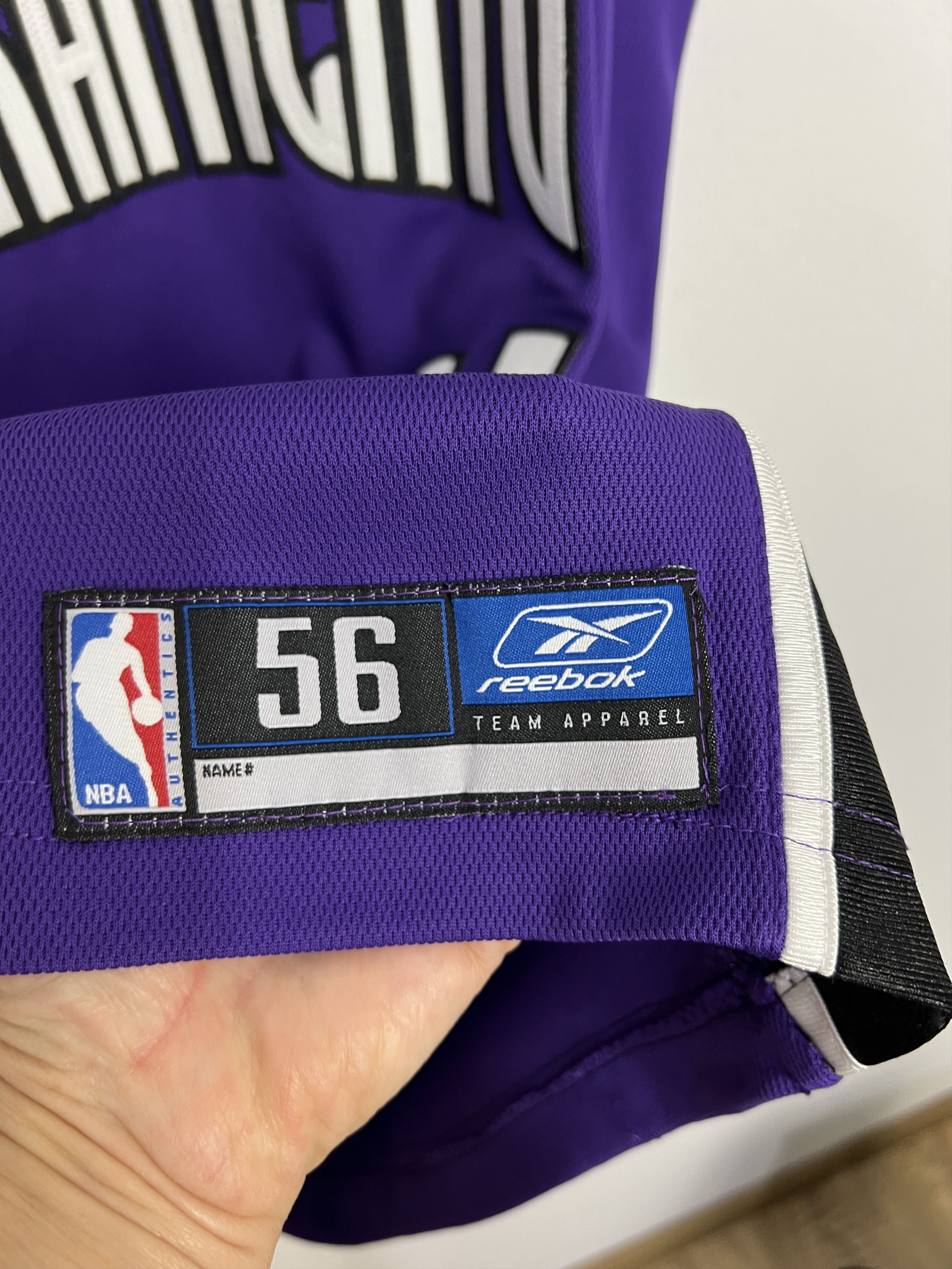Reebok Webber Sacramento Kings Authentic Reebok Jersey NBA Size US XXL / EU 58 / 5 - 5 Thumbnail