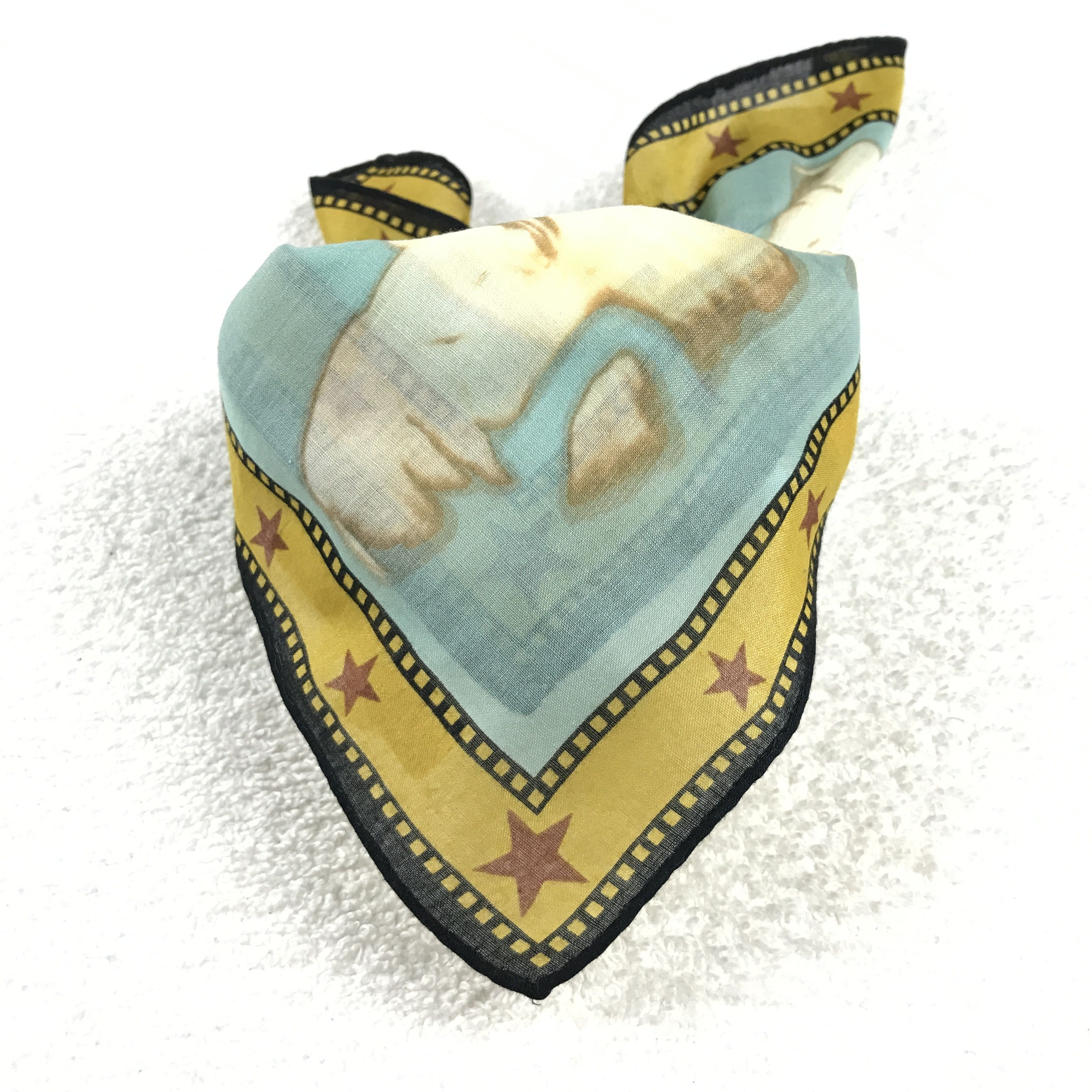 Designer × Jean Paul Gaultier × Vintage Vintage Jean Paul Gaultier Bandana Neckerchief Handkerchief Size ONE SIZE - 4 Thumbnail