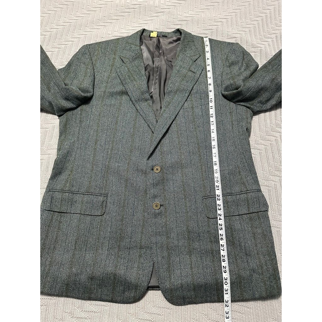 Alfred Dunhill Alfred Dunhill gray tweed cashmere and wool blazer size 46R Size 46R - 8 Thumbnail