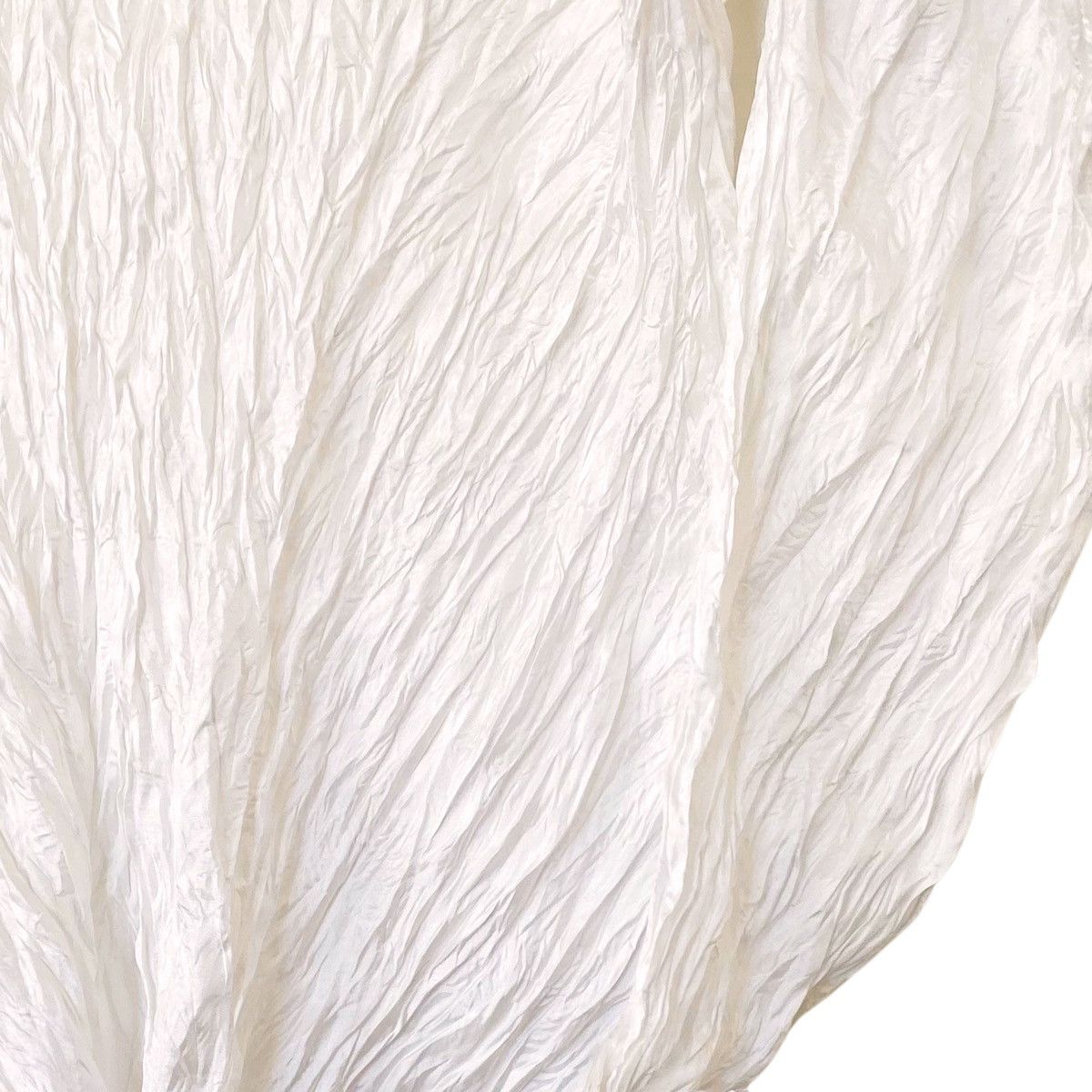 Issey Miyake Issey Miyake 90s White Whipped Pleat Top Size ONE SIZE - 6 Thumbnail