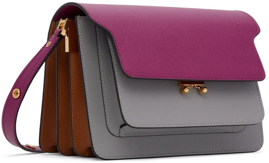 Marni o1y1125 Size : OS / Crossbody Bag in Light Gray/Purple Size ONE SIZE - 2 Thumbnail