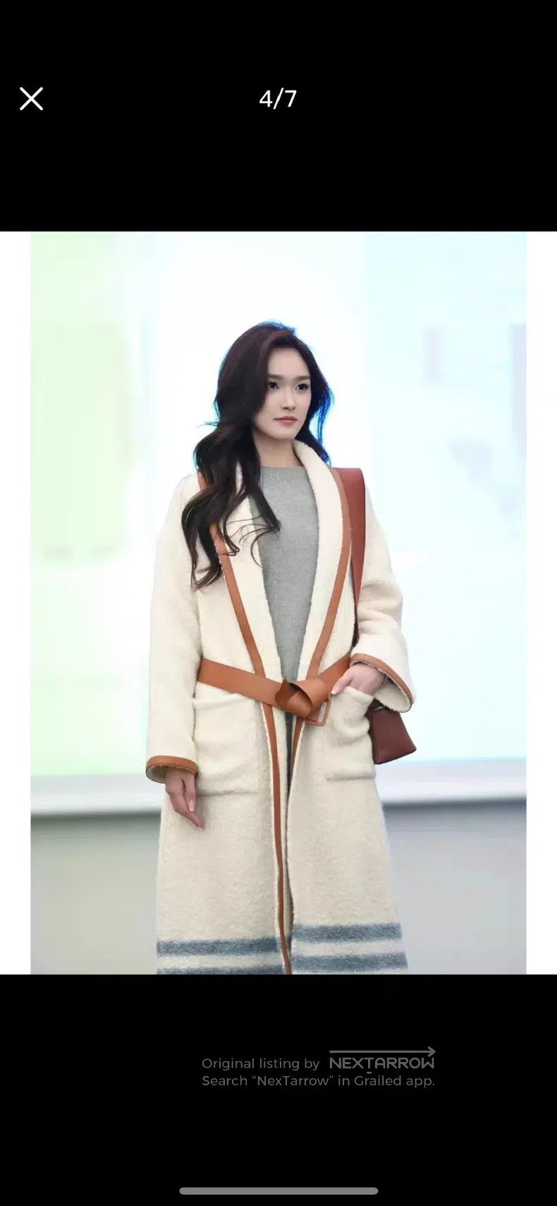 Loro Piana Loro Piana Cowhide belt alpaca wool coat Size XS / US 0-2 / IT 36-38 - 9 Thumbnail