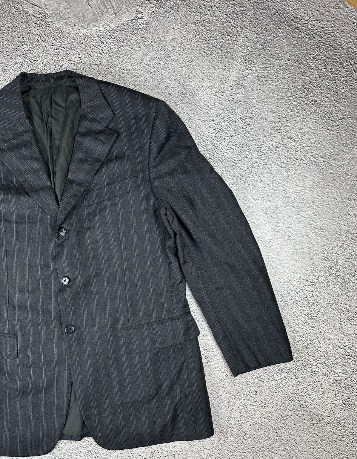 If Six Was Nine Mabro Uomo Loro Piana Wool Pinstripe Blazer 42R Old Money Size 42R - 4 Thumbnail