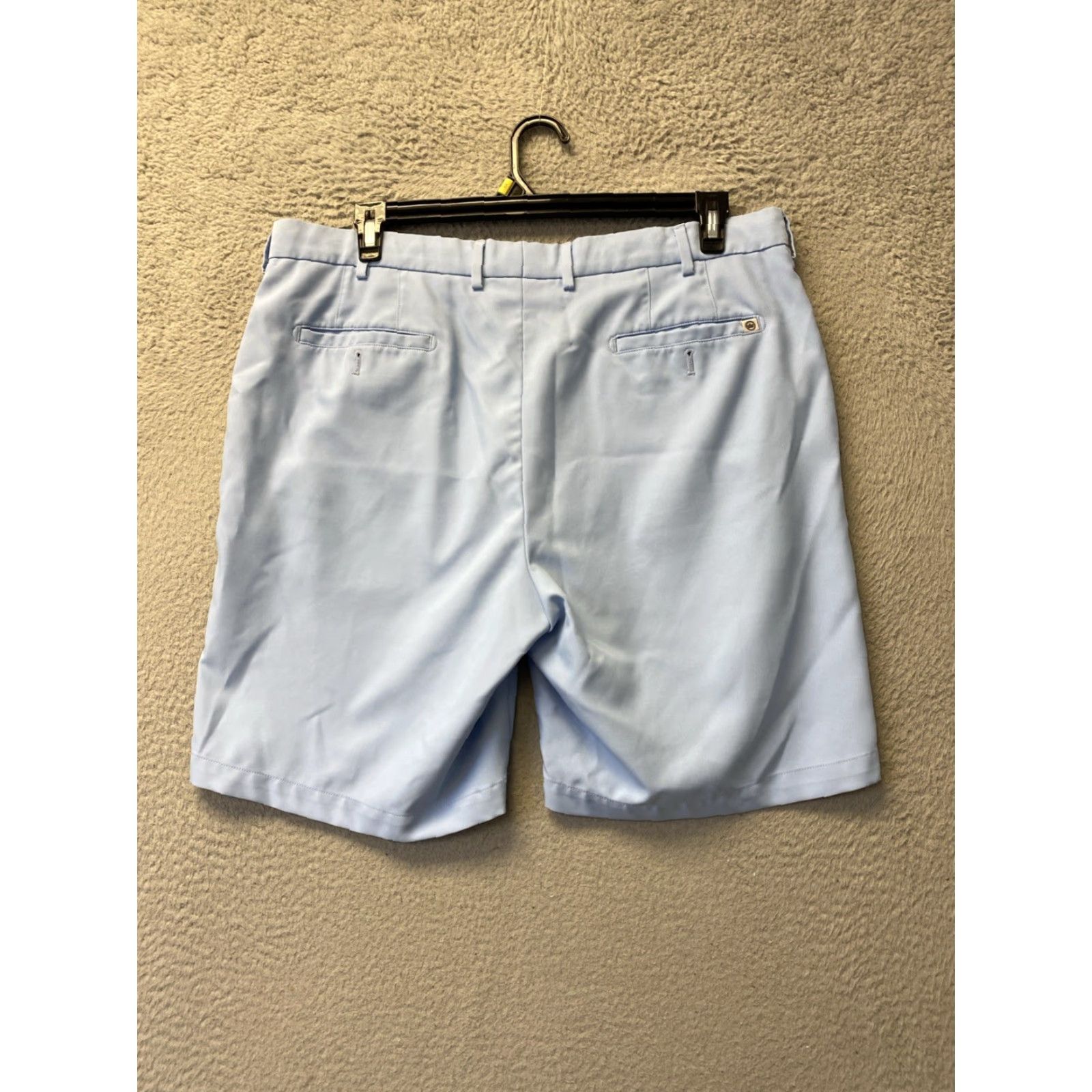 Peter Millar Peter Millar Shorts Men Size 34 Blue Athletic Moisture Wicking UV 9 Inseam Flat Front Casual Activewear Size US 34 / EU 50 - 3 Thumbnail