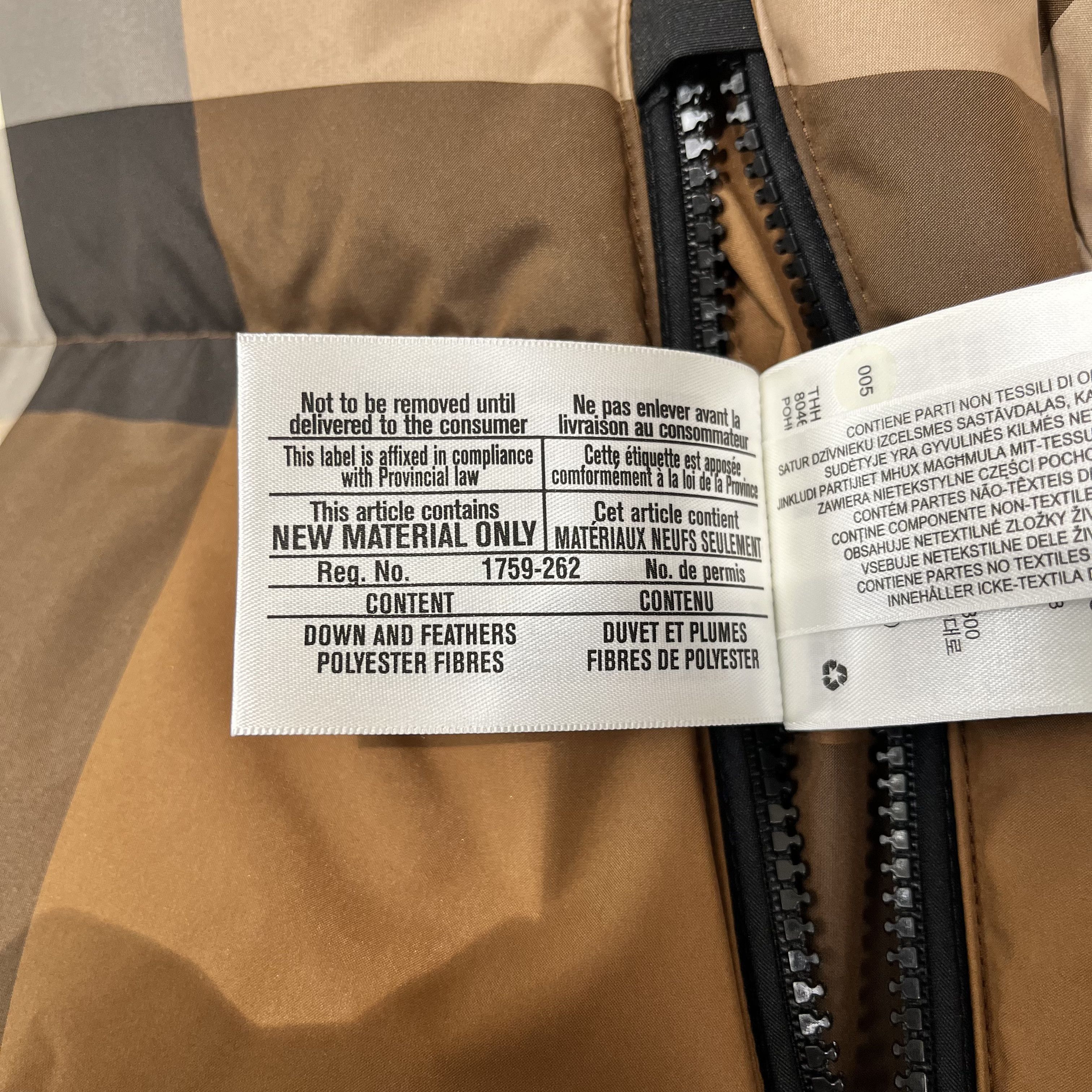 Burberry Burberry Cropped Puffer Jacket Dark Birch Brown Size XS / US 0-2 / IT 36-38 - 14 Thumbnail