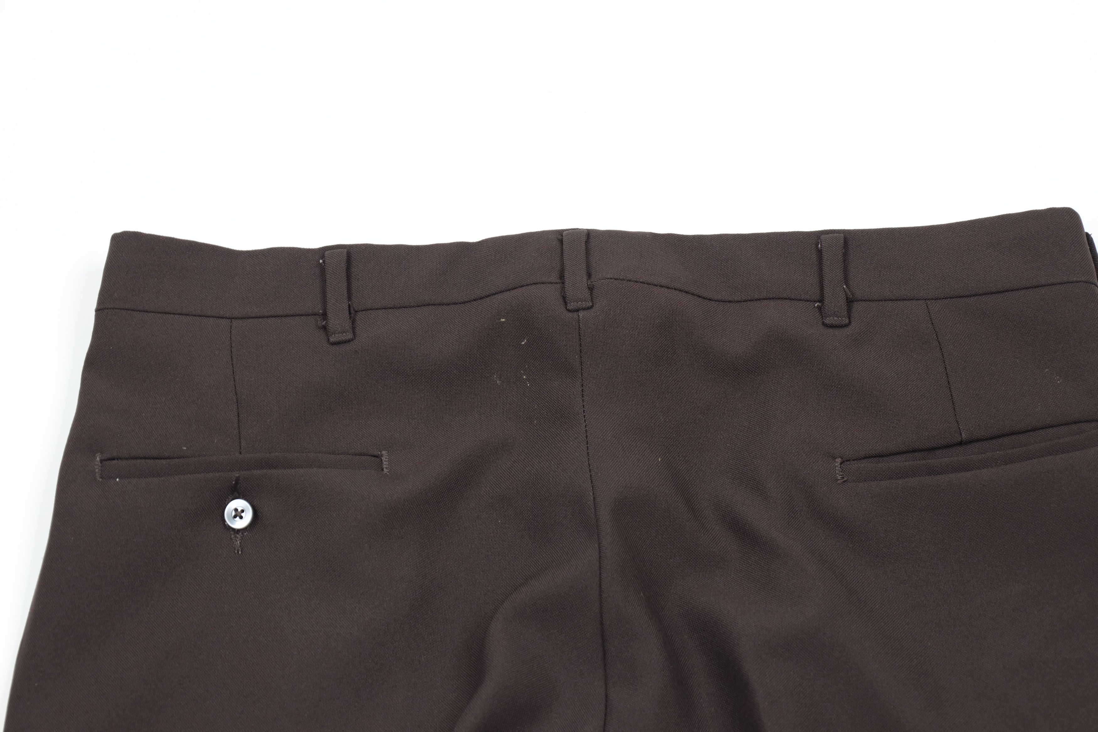 Vintage Vintage 70s Streetwear Knit Bell Bottoms Pants Brown USA Size US 36 / EU 52 - 9 Thumbnail