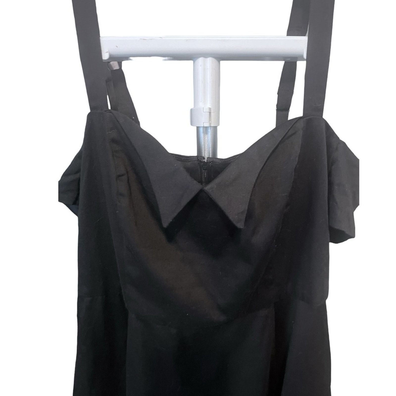 Other Torrid Black Off the Shoulder Mini Dress with Peter Collar Size XL / US 12-14 / IT 48-50 - 3 Thumbnail
