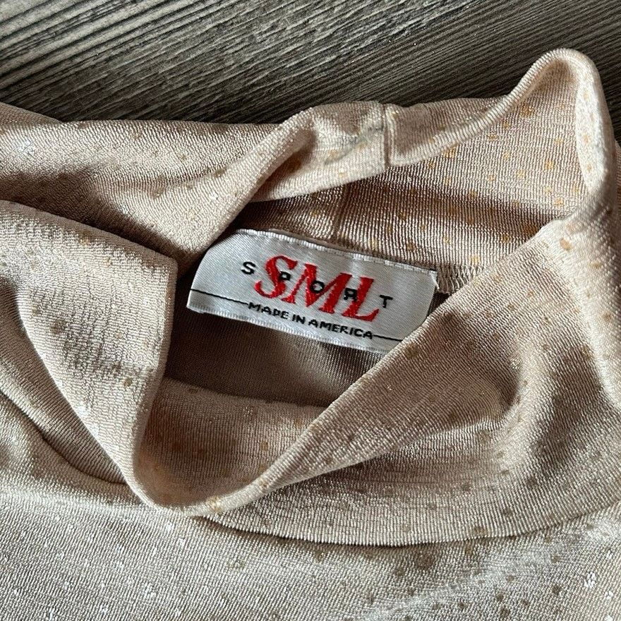 Other sml sport beige and gold polka dot turtleneck Size S / US 4 / IT 40 - 3 Thumbnail