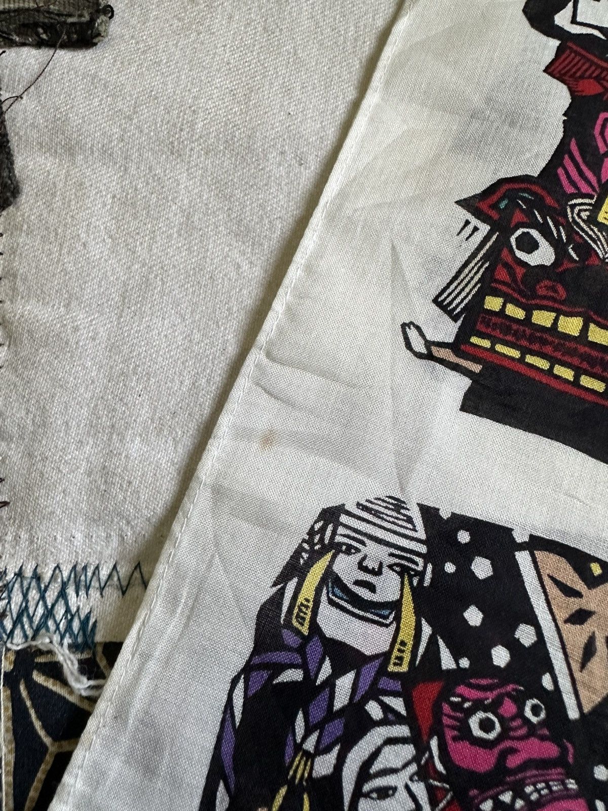 Vintage Vintage Japanese Art Handkerchief/ Neckerchief/ Bandana Size ONE SIZE - 7 Thumbnail