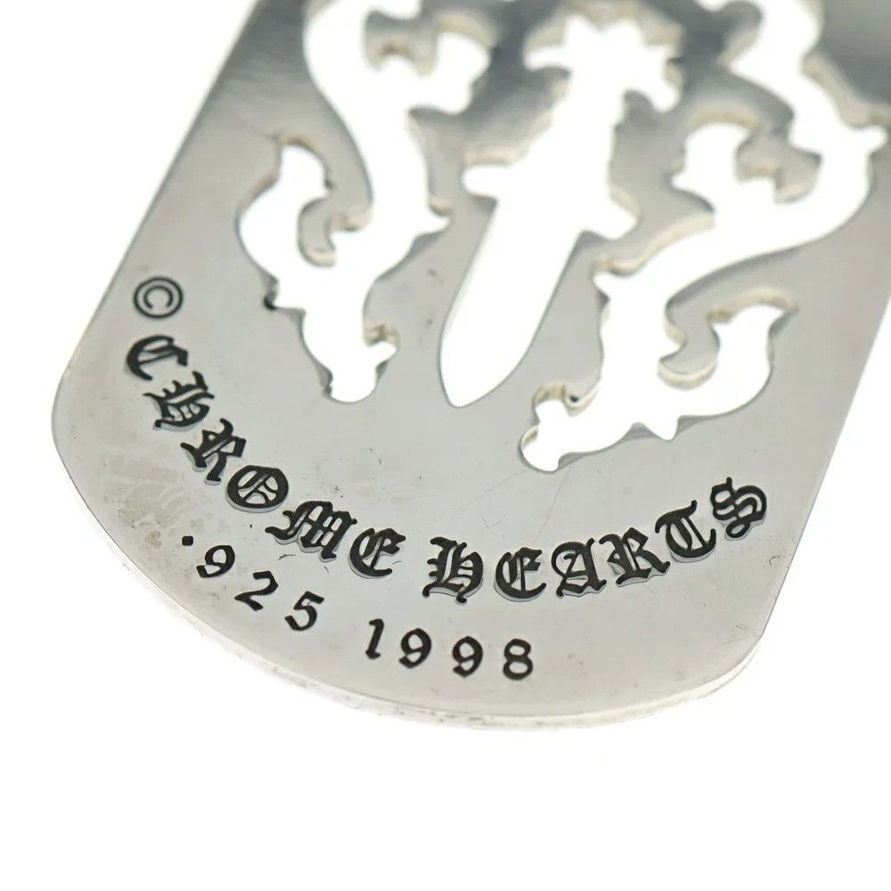 Chrome Hearts CHROME HEARTS CUT OUT DAGGER DOG TAG SILVER Size ONE SIZE - 2 Thumbnail