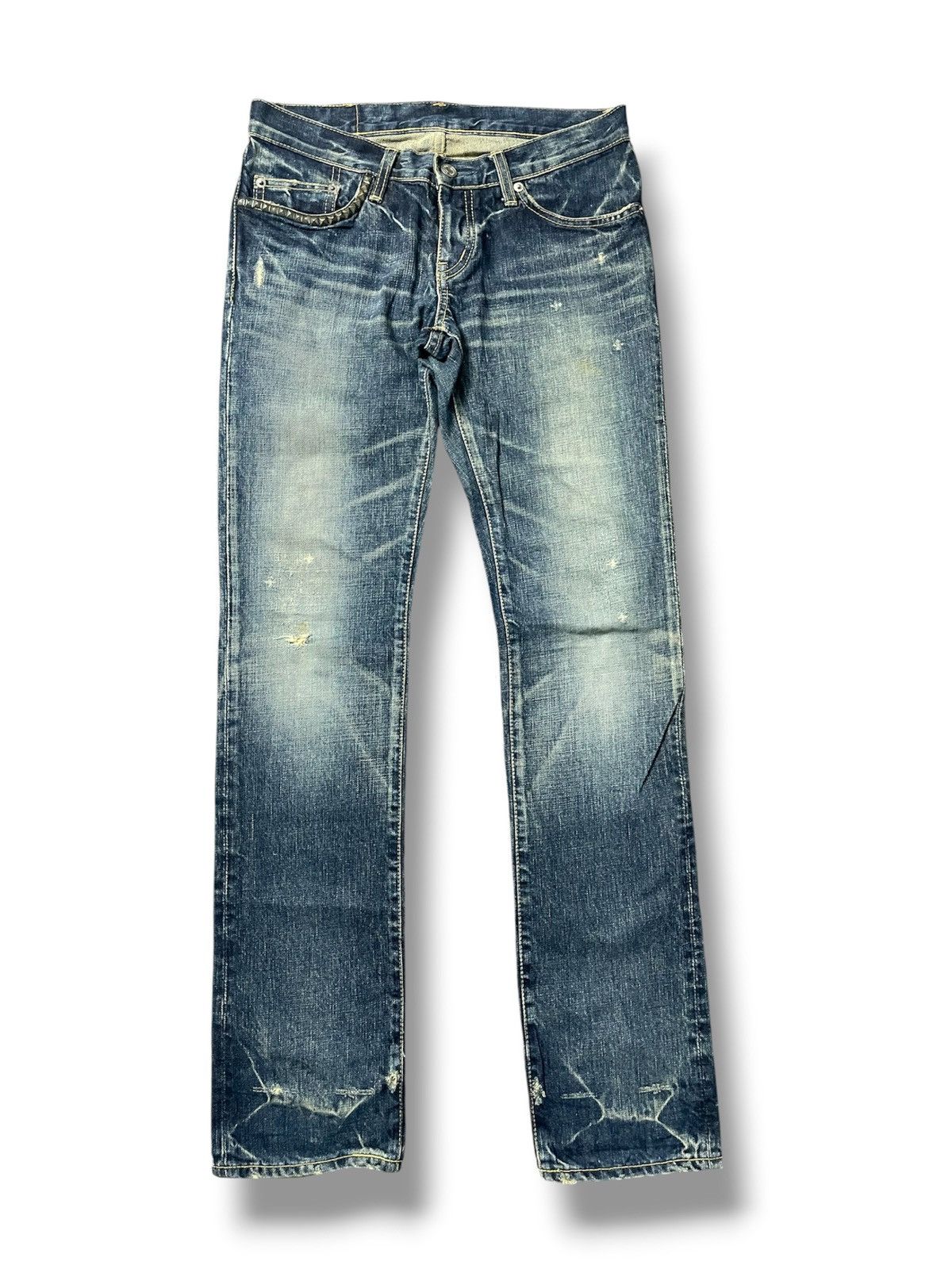 Hysteric Glamour Distressed Denim | Grailed