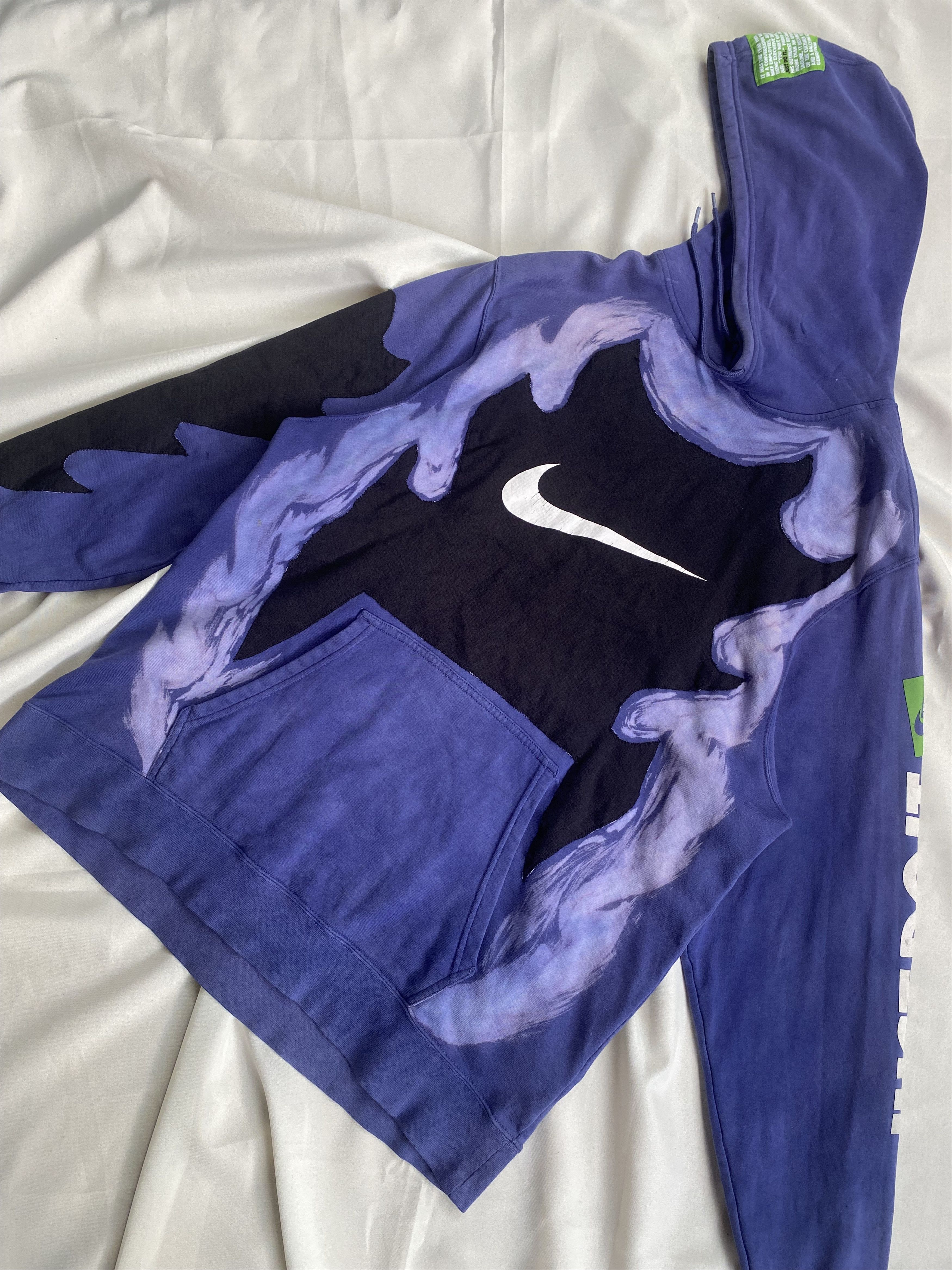 Designer × Nike ( SOLD ) 1 OF 1 REWORKED Y2K NIKE JDI HOODIE Size US XL / EU 56 / 4 - 3 Thumbnail